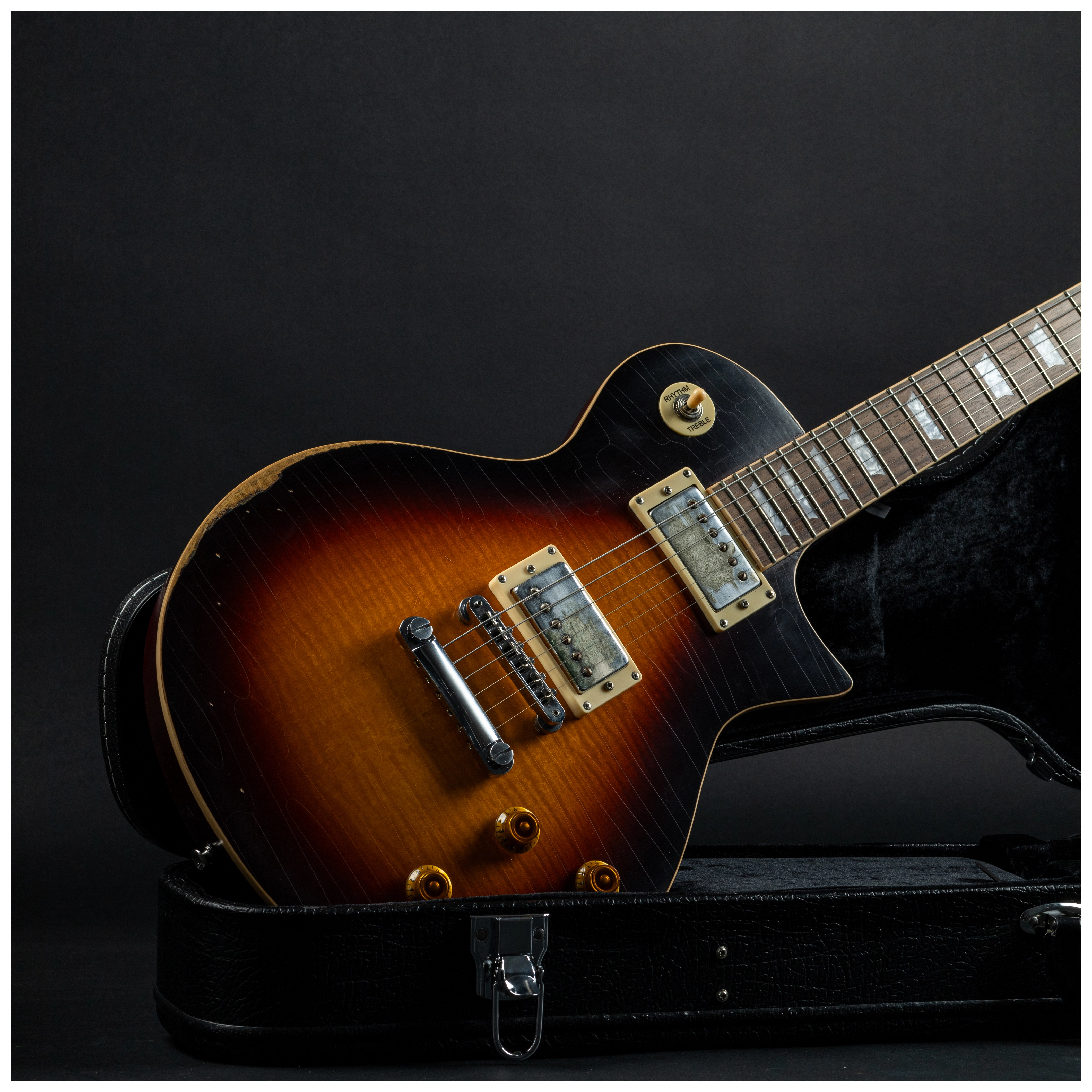 Redwood Relics LP-Style Dirty Tobacco Burst inkl. Case 35