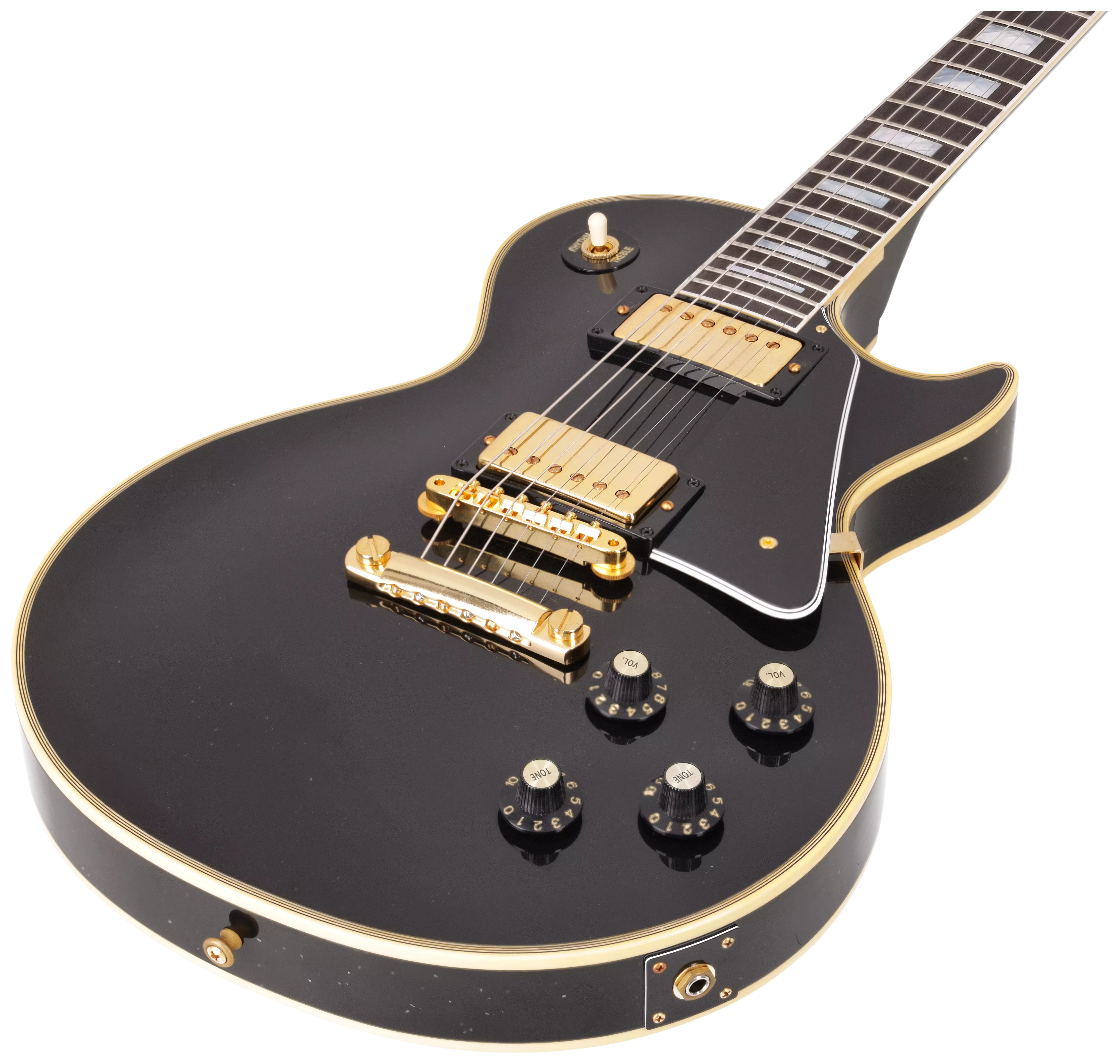 Gibson 1968 Les Paul Custom Reissue Ultra Light Aged Ebony Murphy Lab #3 5