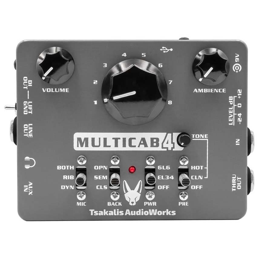 Tsakalis AudioWorks Multicab 4 Cabinet Simulator and Preamp 2