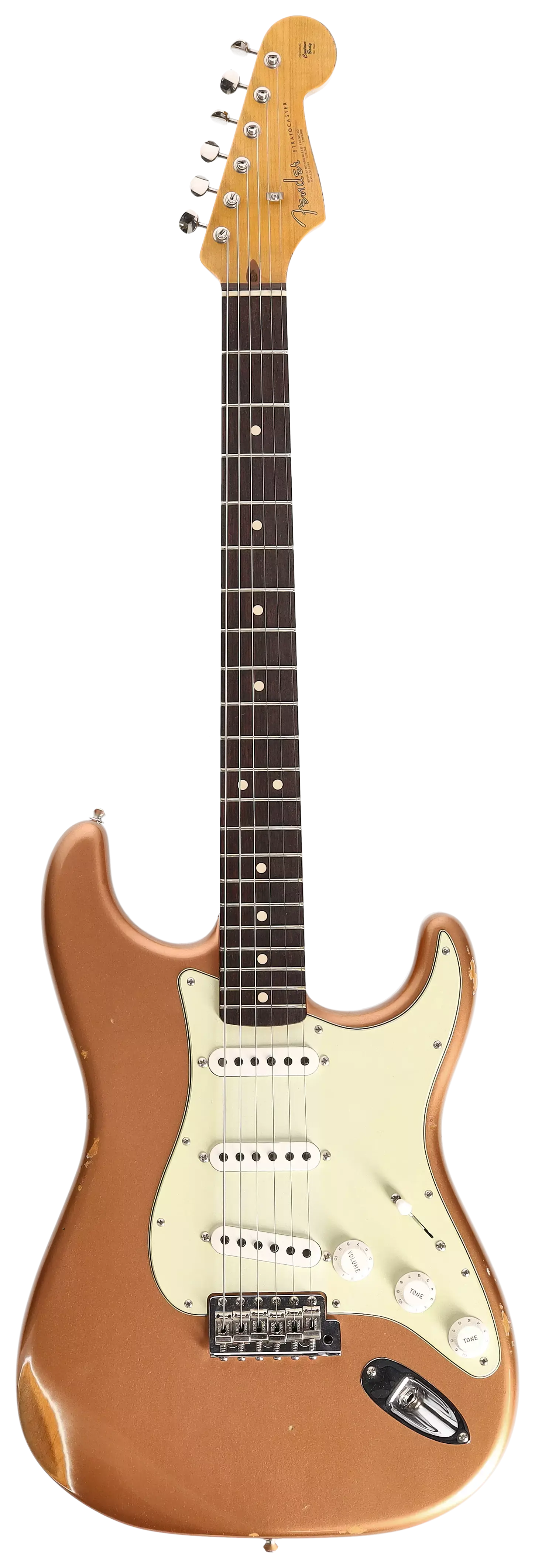 Fender Custom Shop 1963 Stratocaster Relic Aged Copper Metallic #3