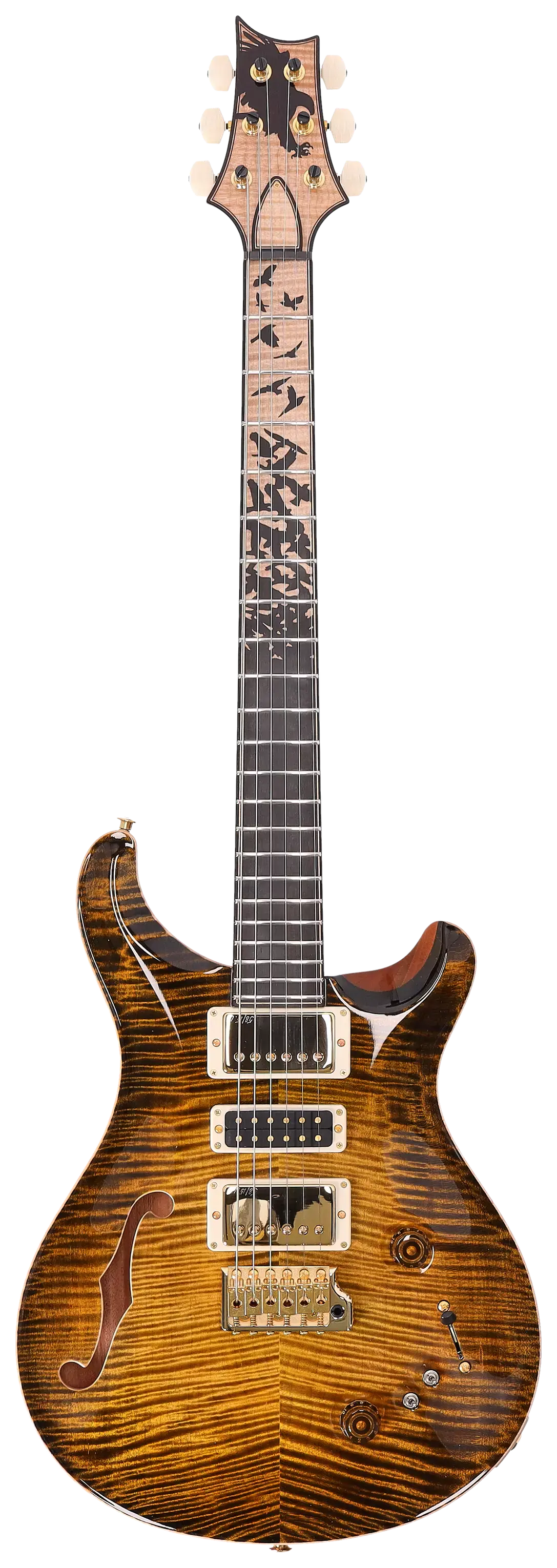 PRS Special 22 Semi-Hollow Birds of a Feather Tiger Eye Glow Private Stock #23363620