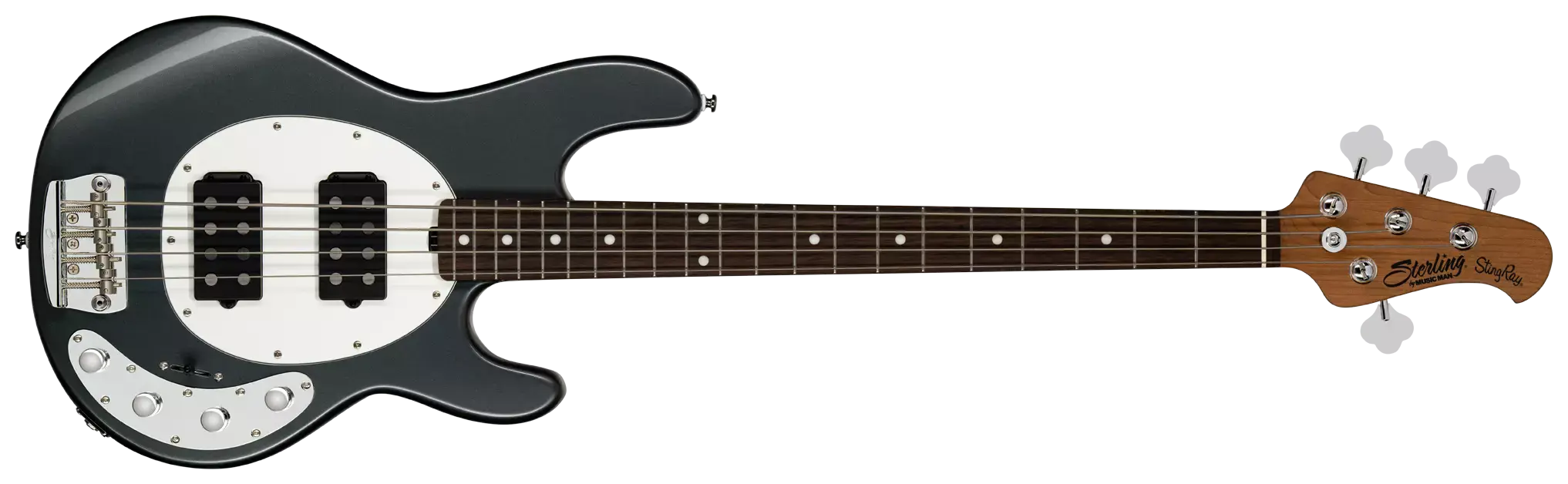 Sterling by Music Man StingRay RAY34HH Charcoal Frost 7