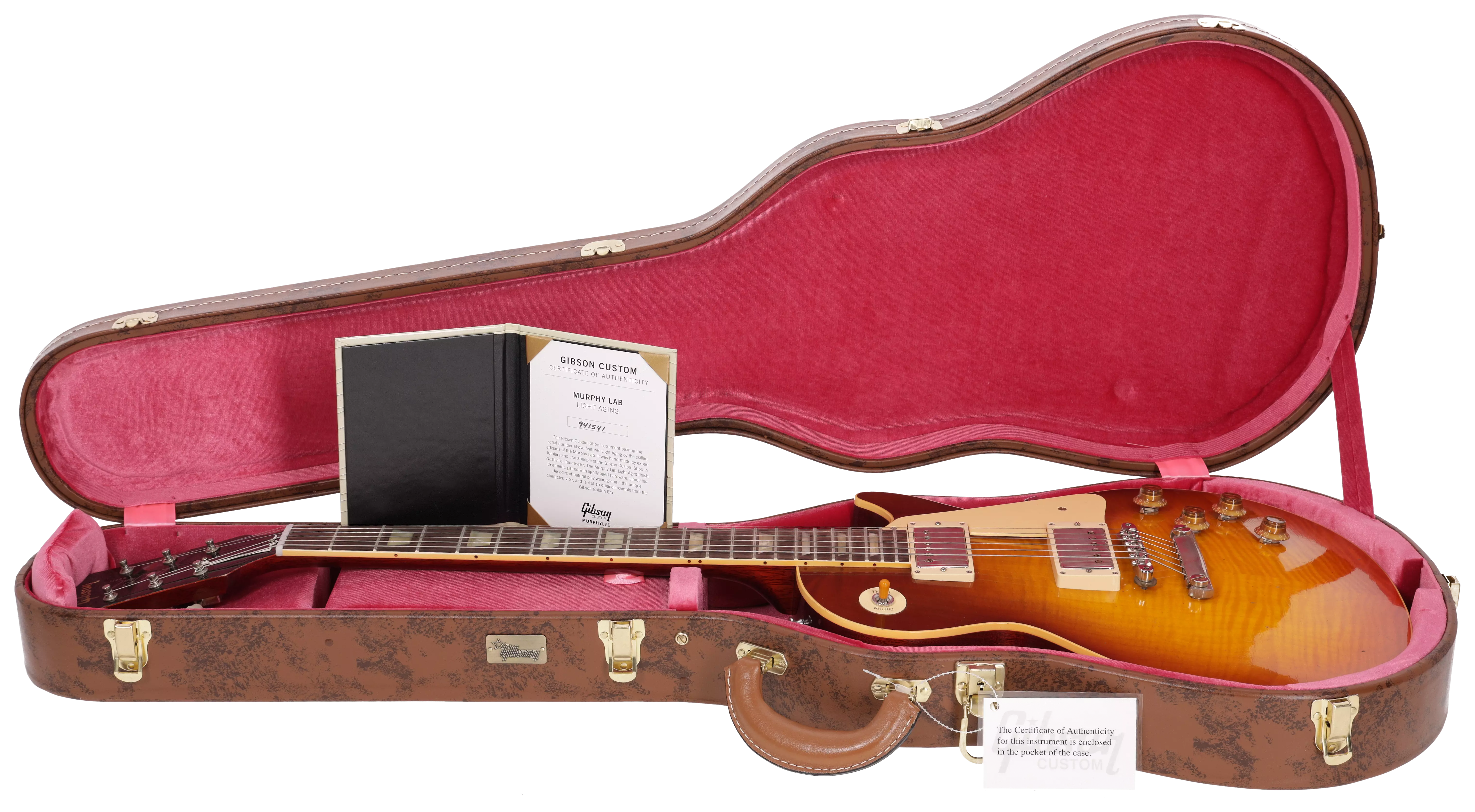 Gibson 1959 Les Paul Standard Reissue Light Aged Royal Teaburst Murphy Lab 19