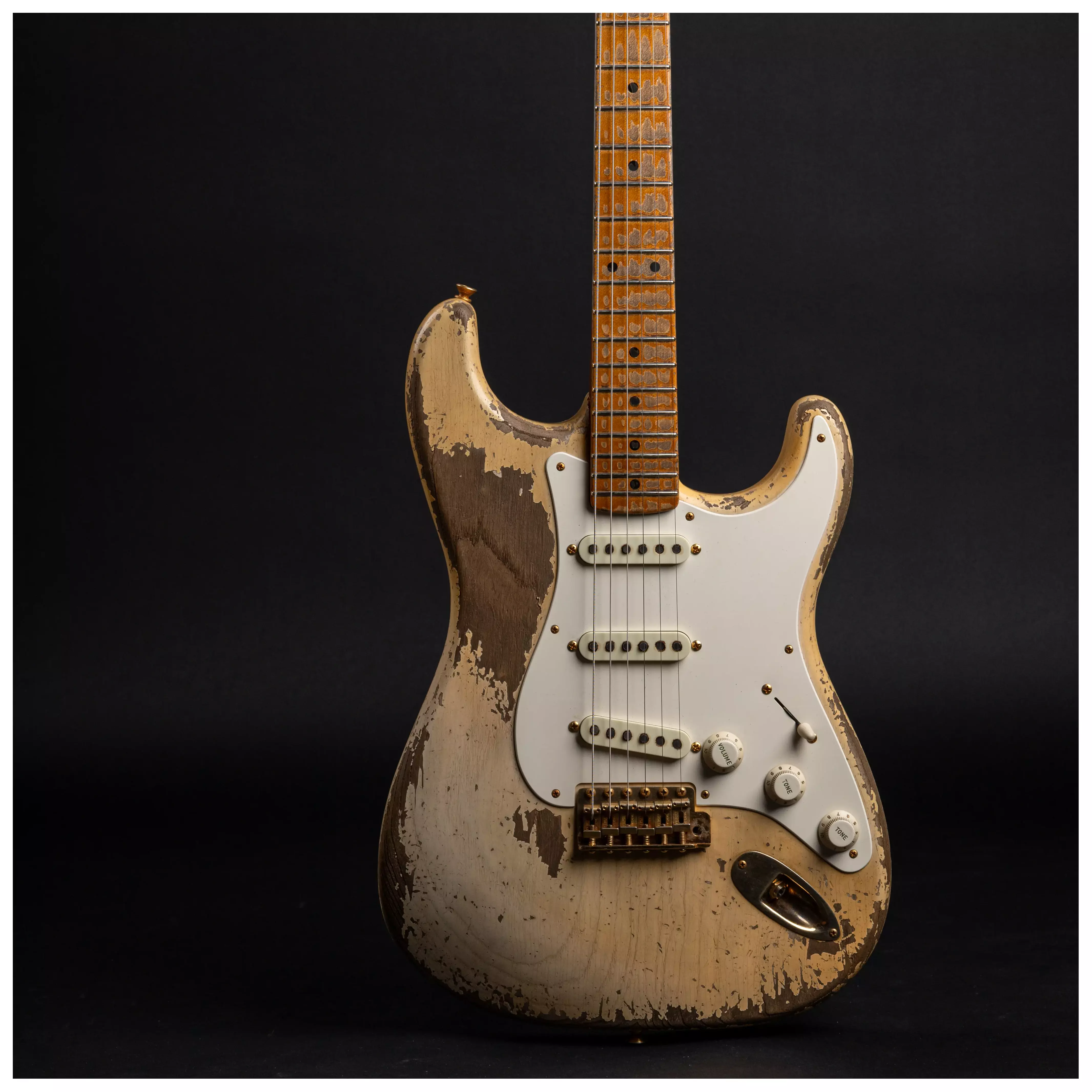 Fender Custom Shop 1955 Stratocaster HVREL WBL GH MBDW Heavy Relic Masterbuilt Dale Wilson #CZ575736 32