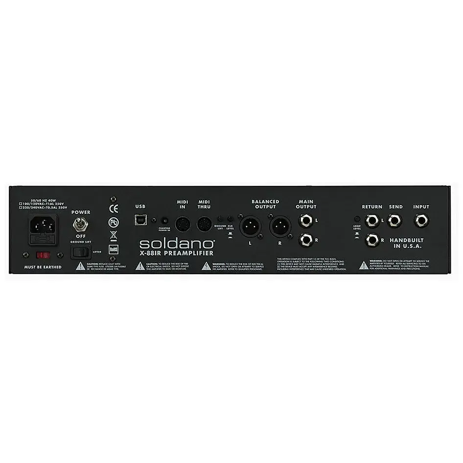 Soldano X-88IR Preamp 1