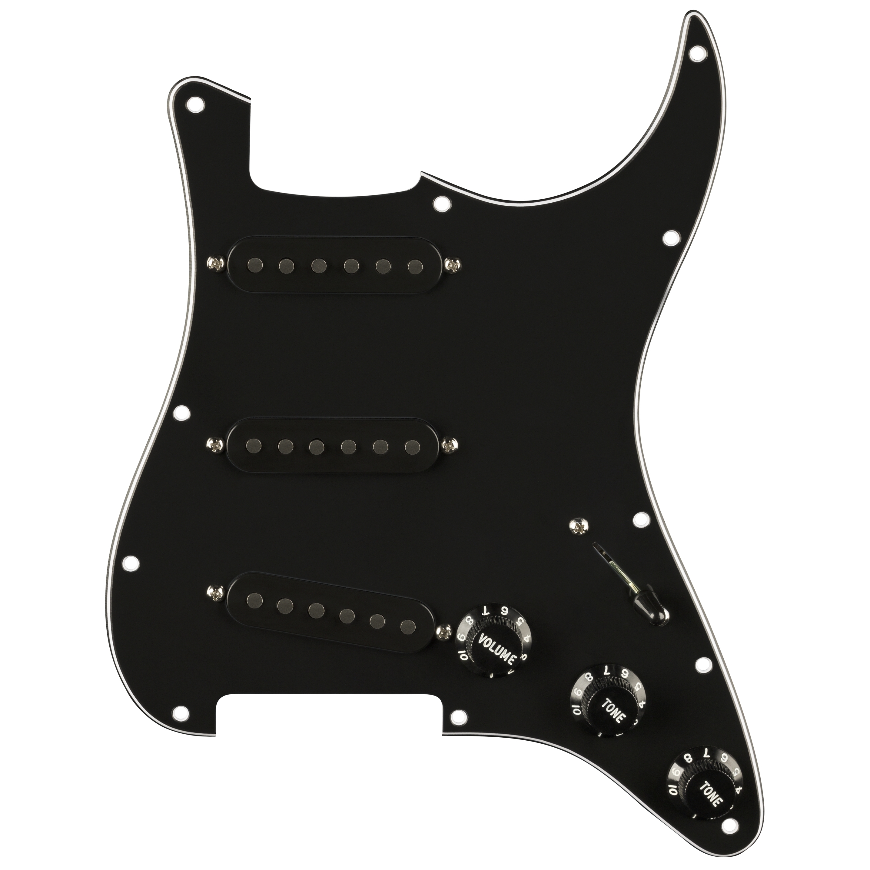 Fender Pre Wired Pickguard Set Pure Vintage 65 BLK 1