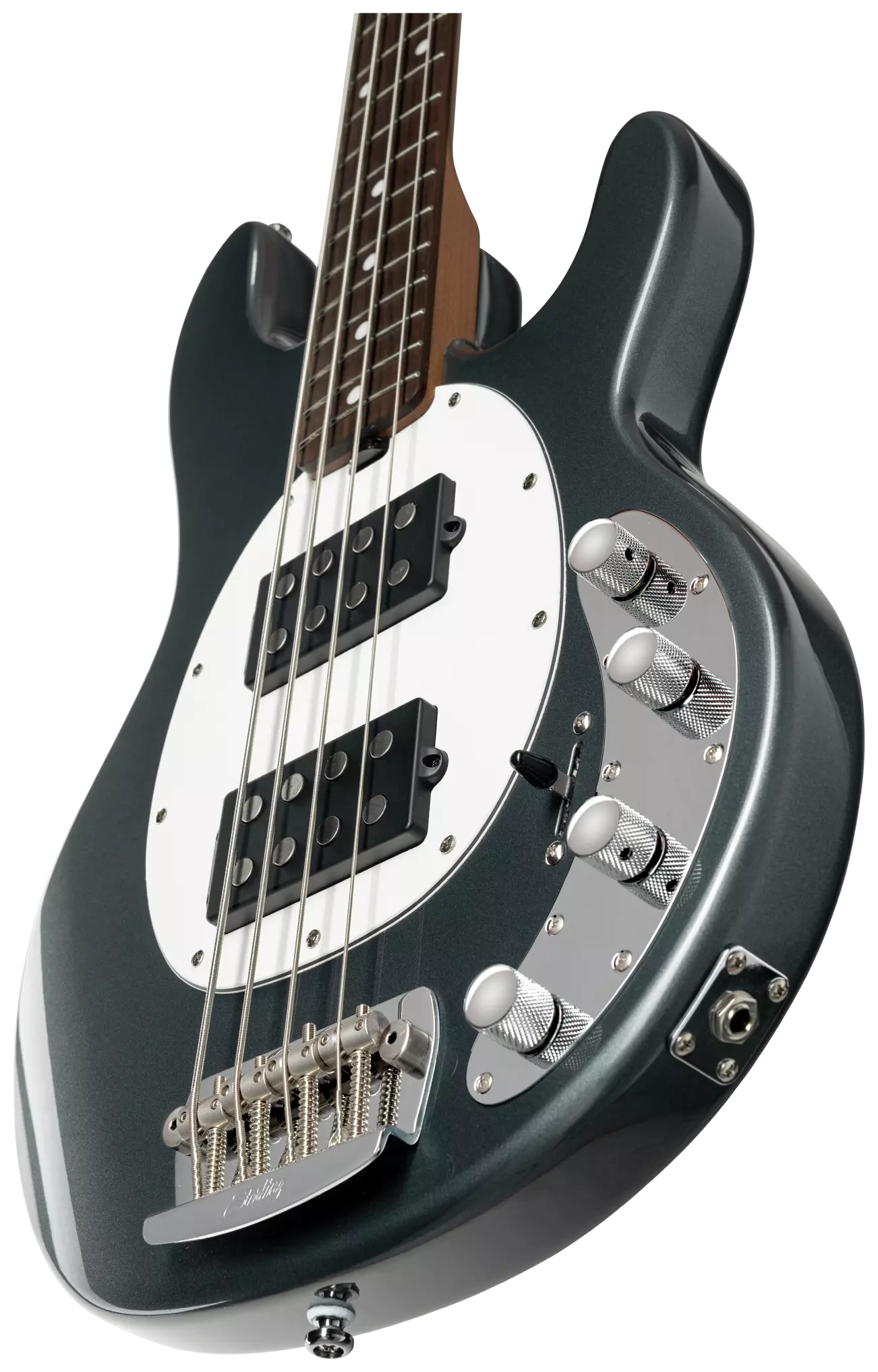 Sterling by Music Man StingRay RAY34HH Charcoal Frost 4