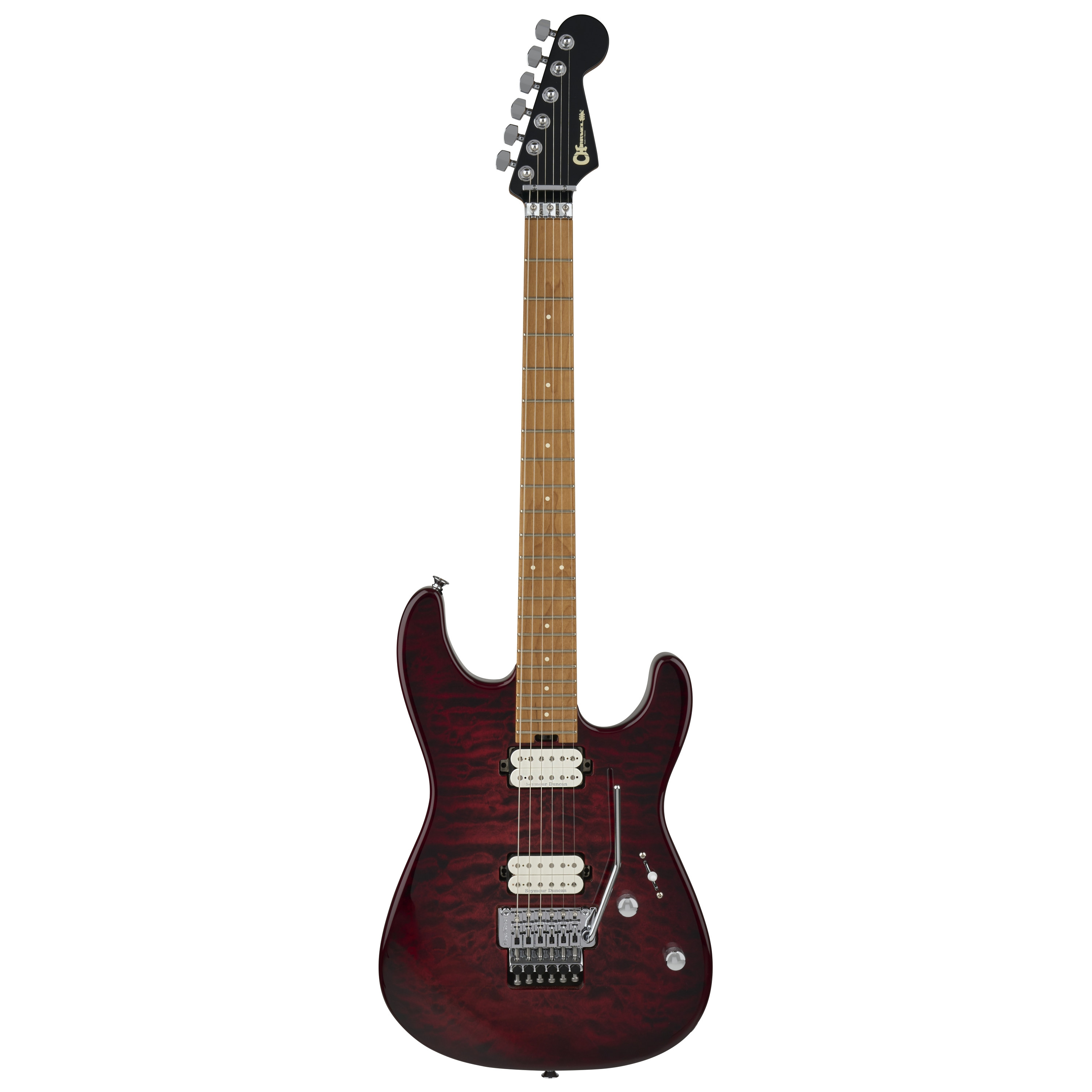 Charvel Pro-Mod Plus San Dimas Style 1 HH FR CM Sangria Burst 3