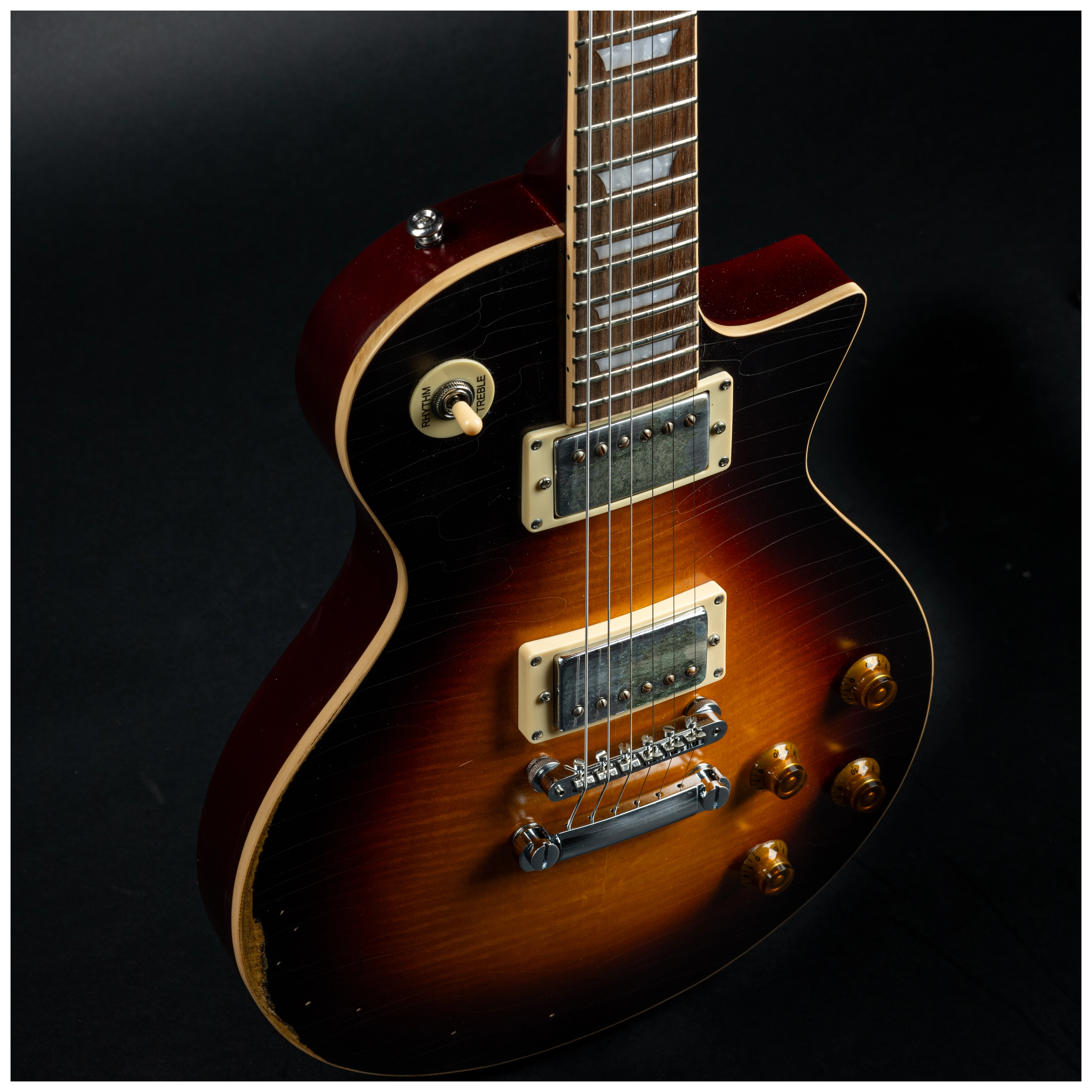 Redwood Relics LP-Style Dirty Tobacco Burst inkl. Case 24