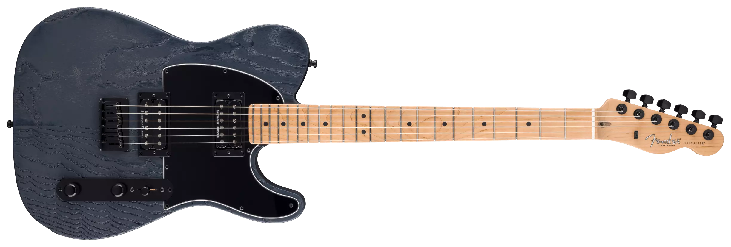 Fender LTD Am PRO II TELE Sandblasted HH EB SMK 4