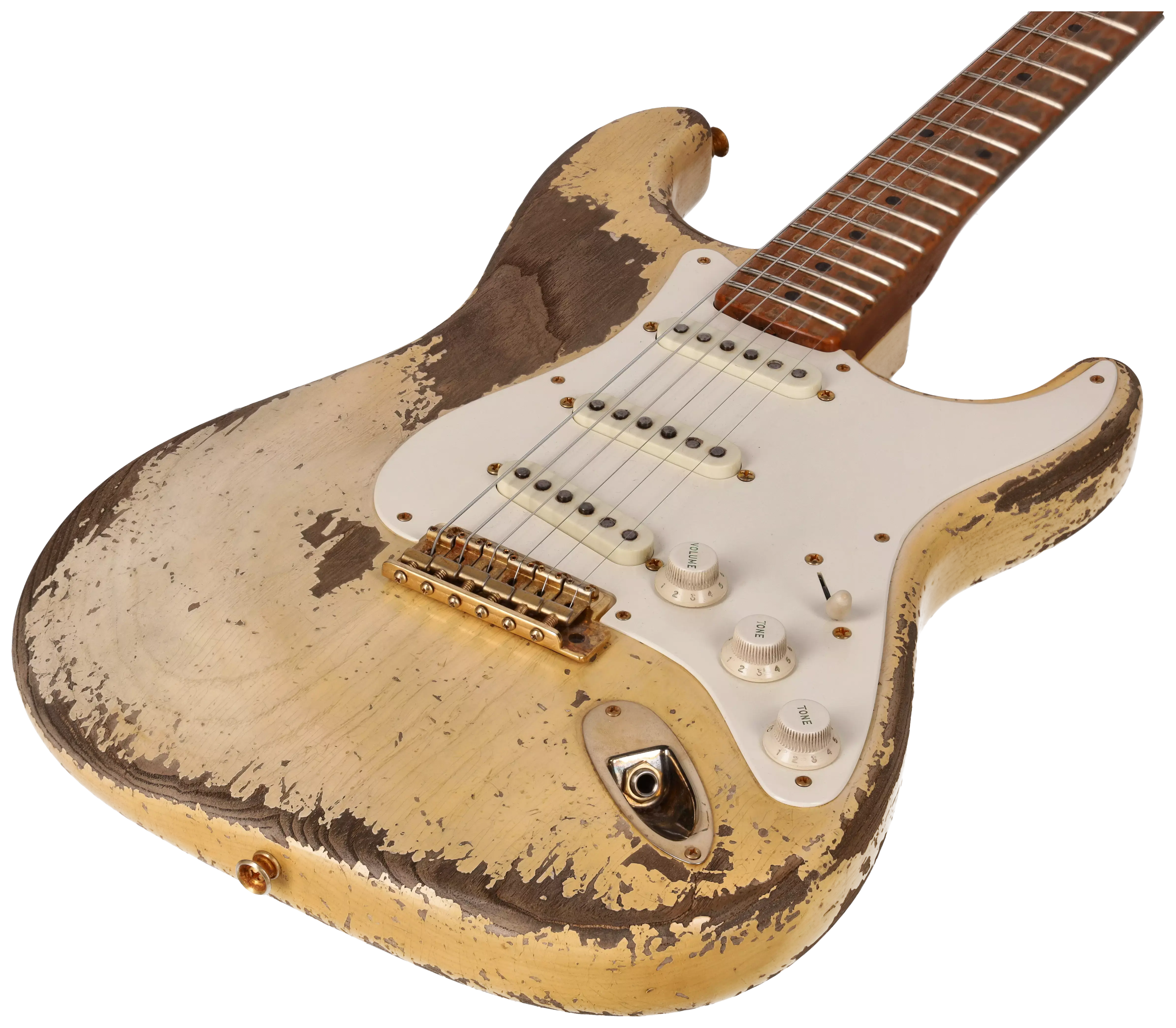 Fender Custom Shop 1955 Stratocaster HVREL WBL GH MBDW Heavy Relic Masterbuilt Dale Wilson 5