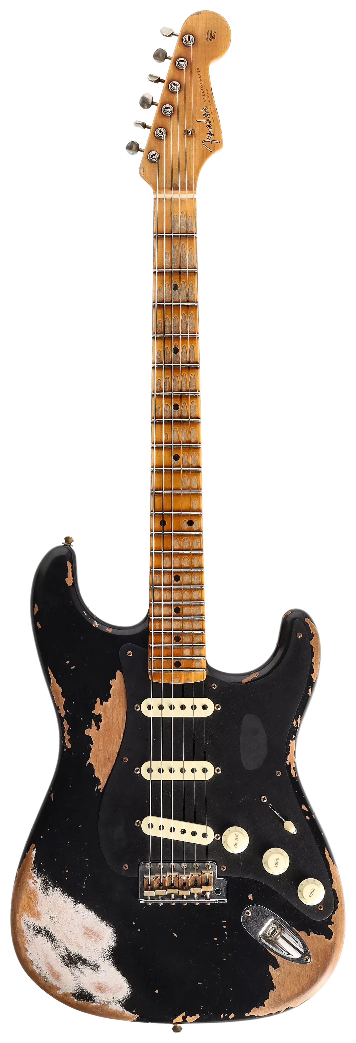 Fender LTD Custom Shop Poblano Stratocaster Super Heavy Relic Aged Black