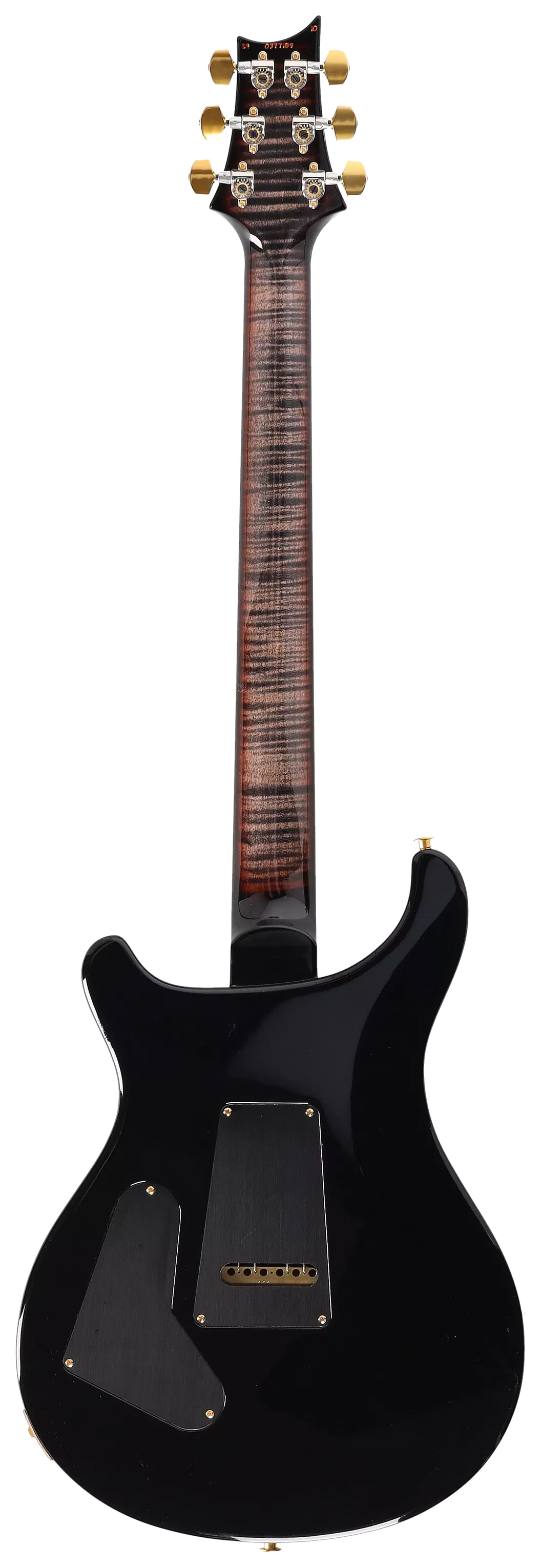 PRS Custom 24 Wood Library 10 Top Charcoal Tri-Color Burst session Select #0377189 2