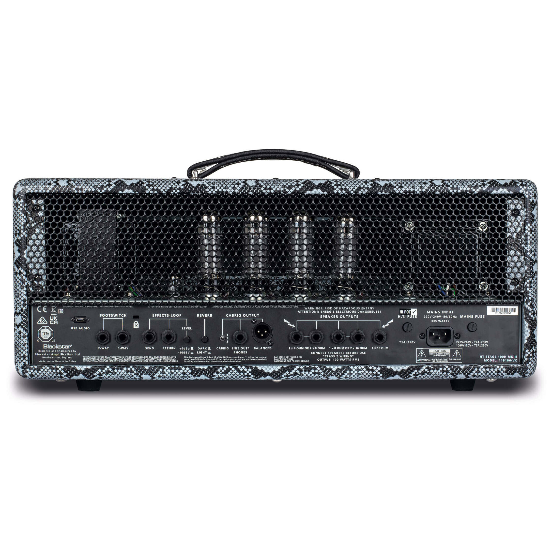 Blackstar LTD HT Stage 100H MK III Head Snake Skin 2