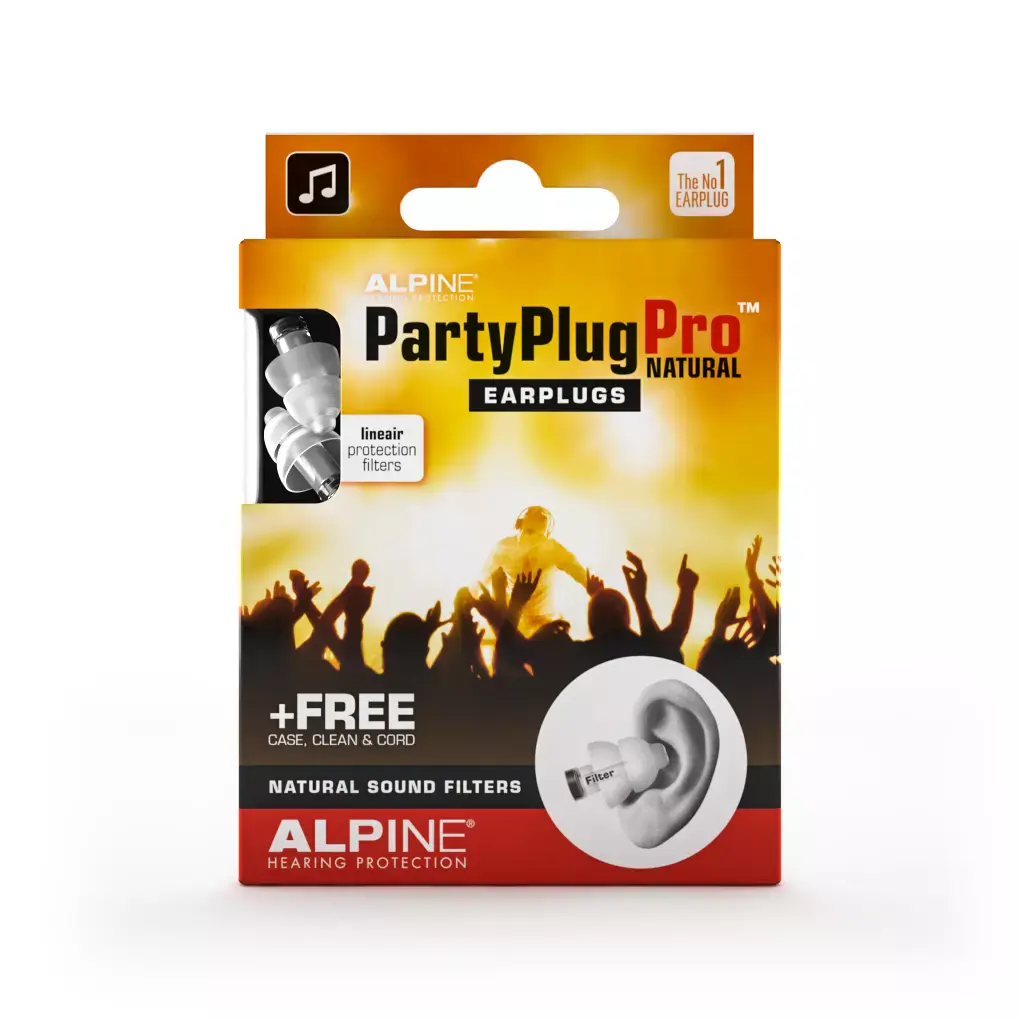 Alpine Hearing Protection PartyPlug Pro Natural - Earplugs 1