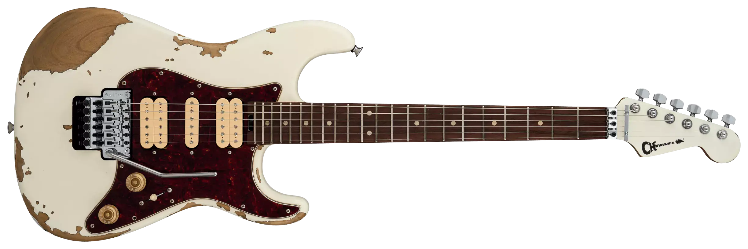 Charvel Super-Stock So-Cal Style 1 HH FR RW Aged Arctic 7