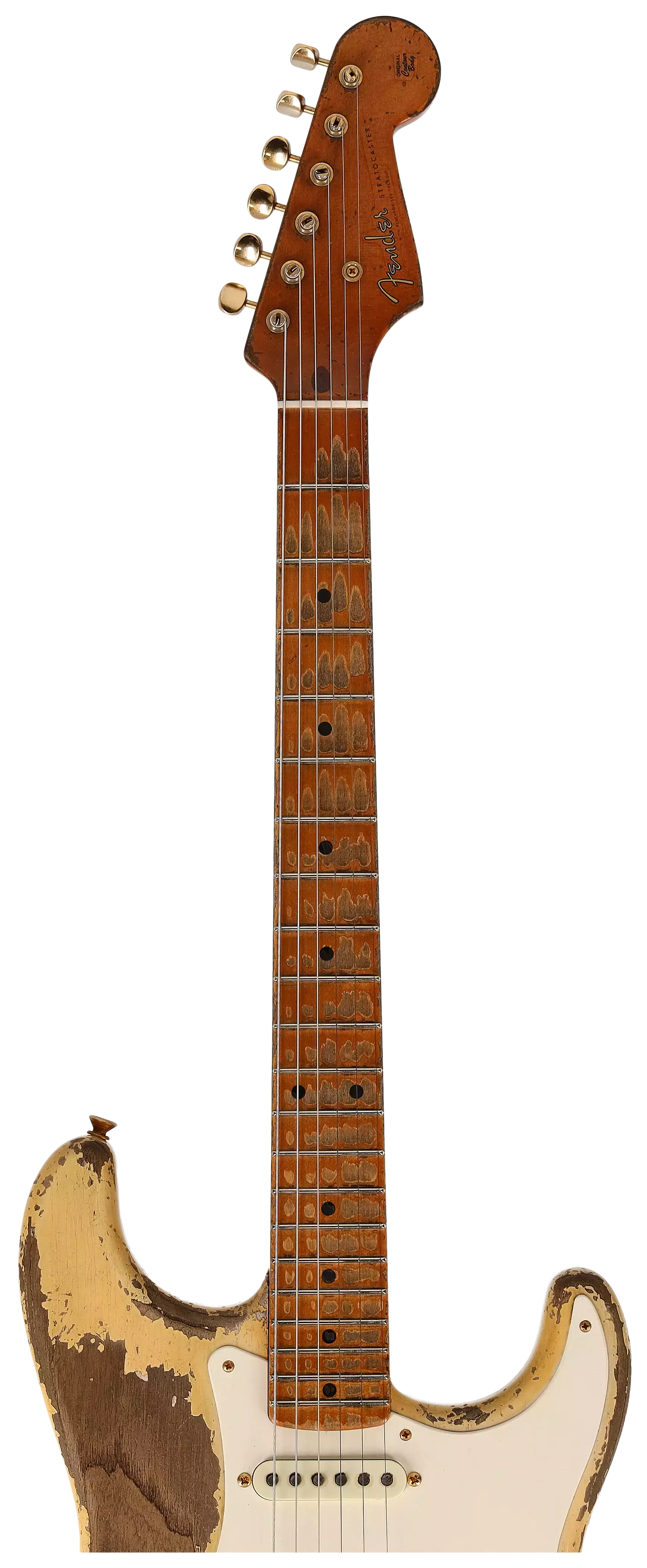 Fender Custom Shop 1955 Stratocaster HVREL WBL GH MBDW Heavy Relic Masterbuilt Dale Wilson #CZ575736 11