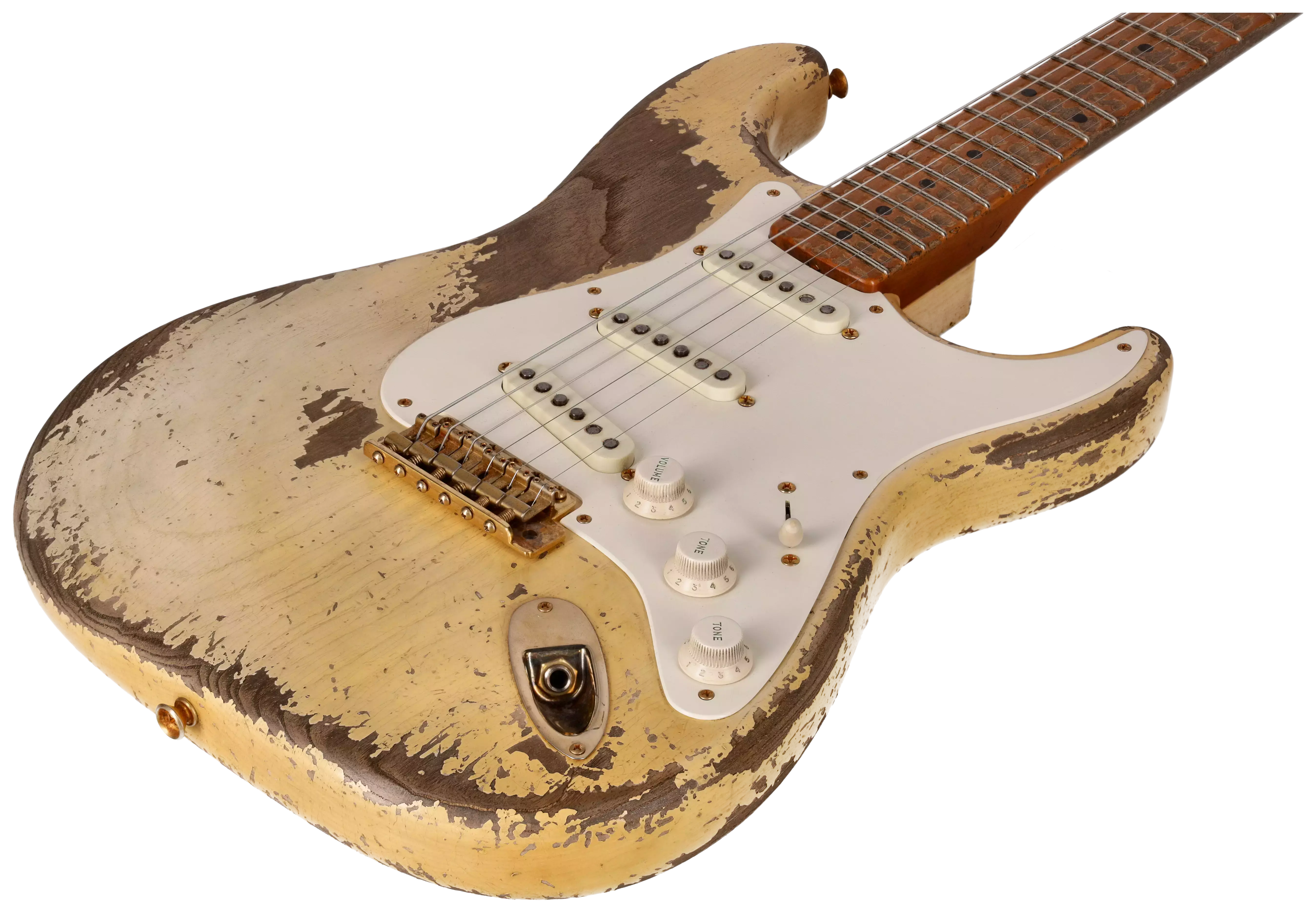 Fender Custom Shop 1955 Stratocaster HVREL WBL GH MBDW Heavy Relic Masterbuilt Dale Wilson #CZ575736 4