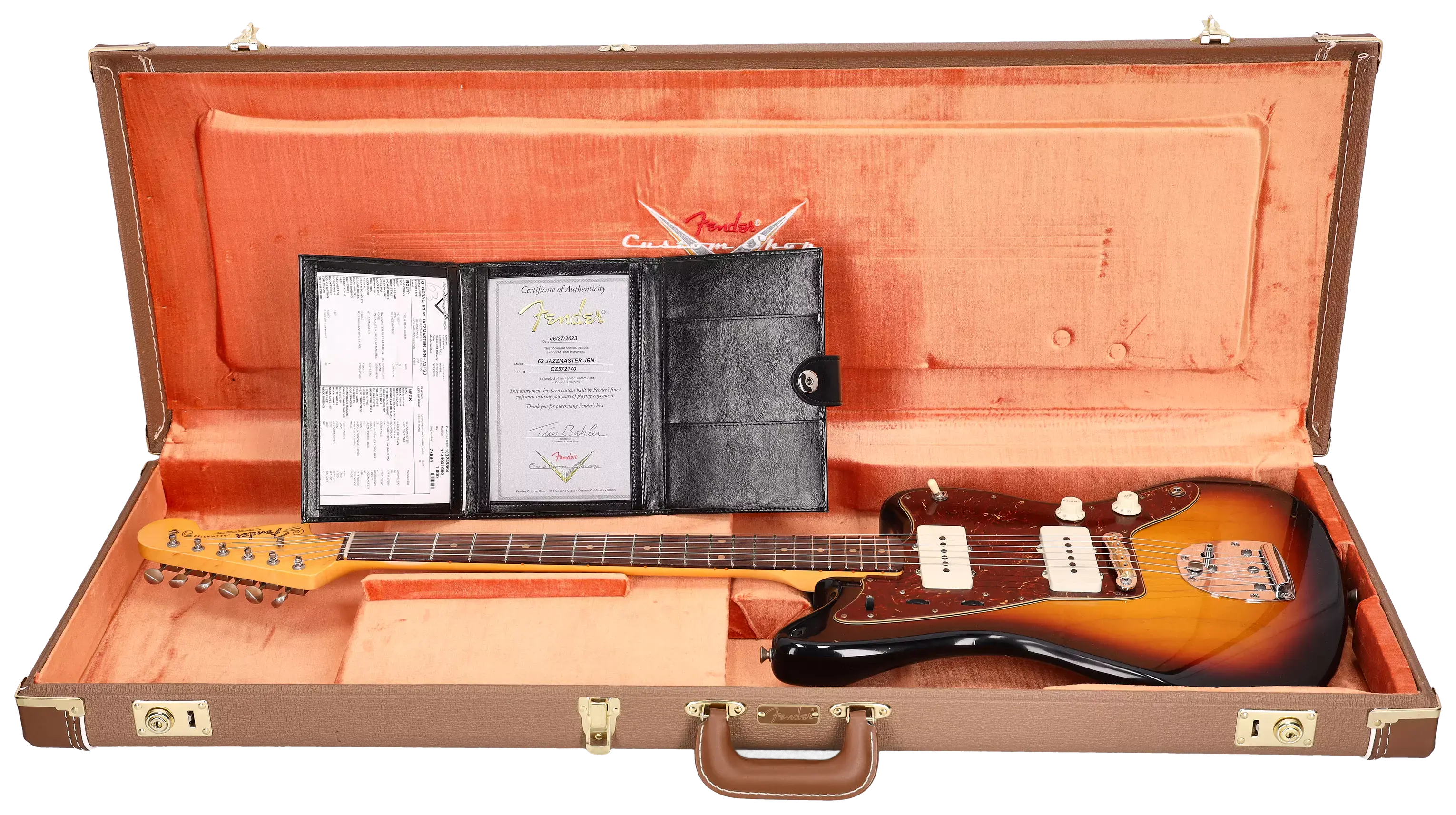 Fender Custom Shop 1962 Jazzmaster Journeyman Relic Aged 3-Color Sunburst 14