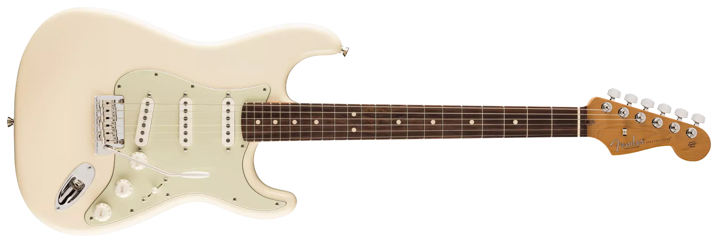 Fender LTD Am PRO II Stratocaster RSTD RW OLW 3