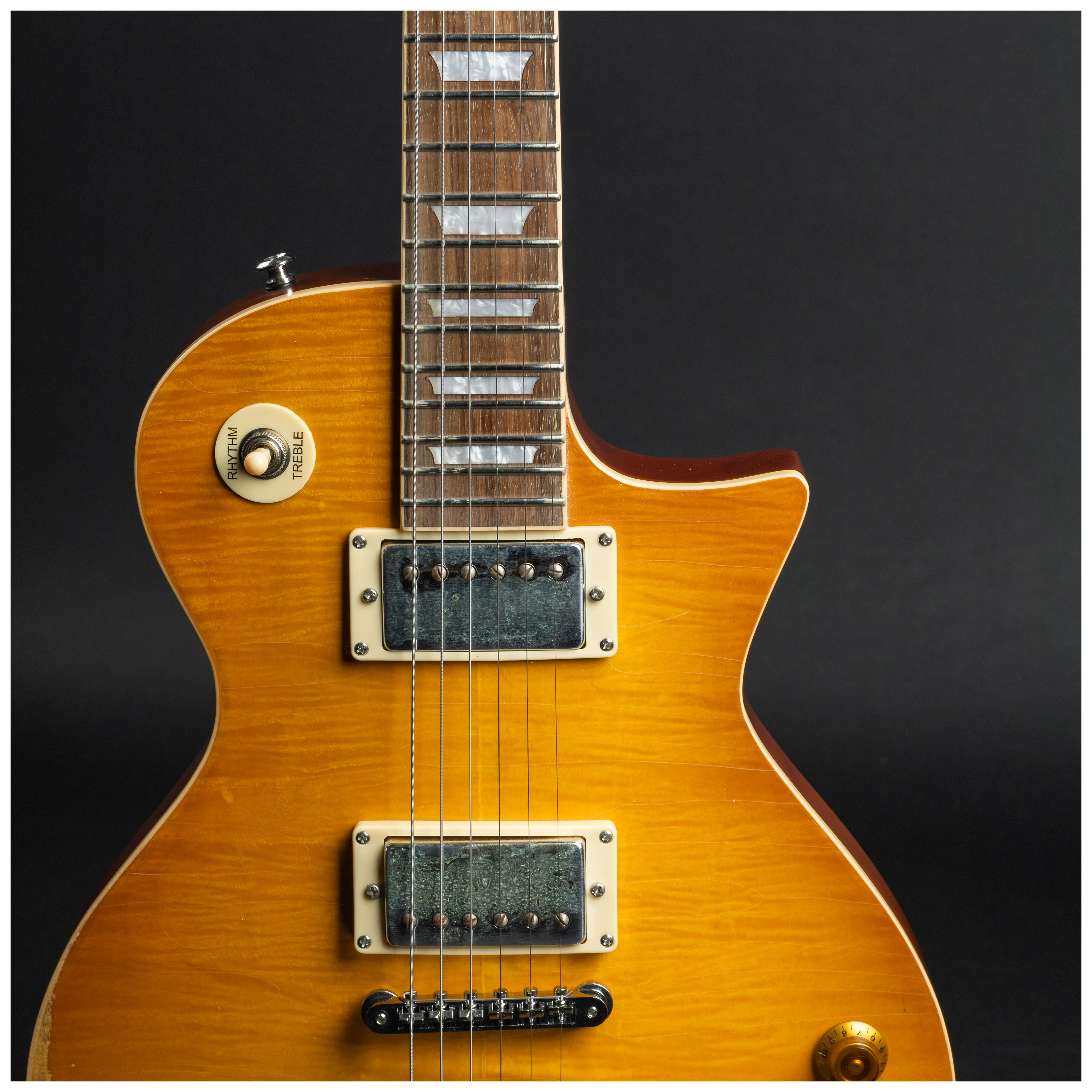 Redwood Relics LP-Style Dirty Lemon Burst 19