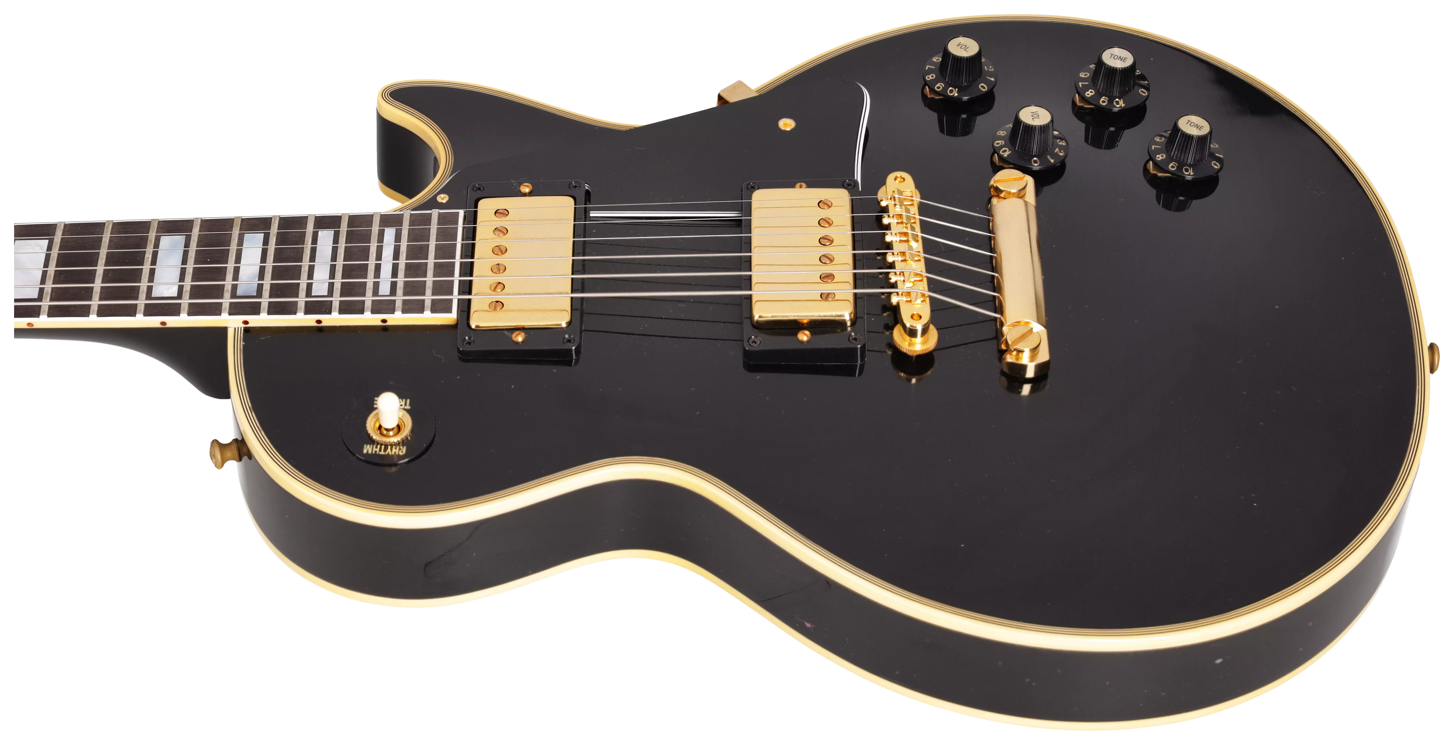 Gibson 1968 Les Paul Custom Reissue Ultra Light Aged Ebony Murphy Lab #3 6