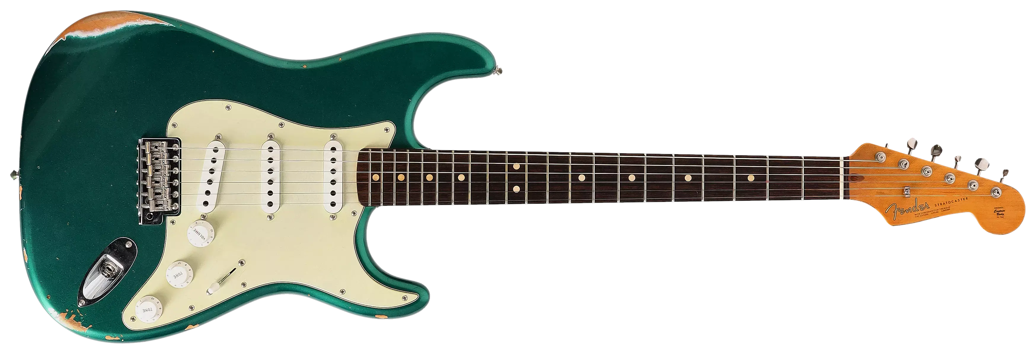 Fender Custom Shop 1963 Stratocaster Relic Aged British Racing Green Metallic #2 18