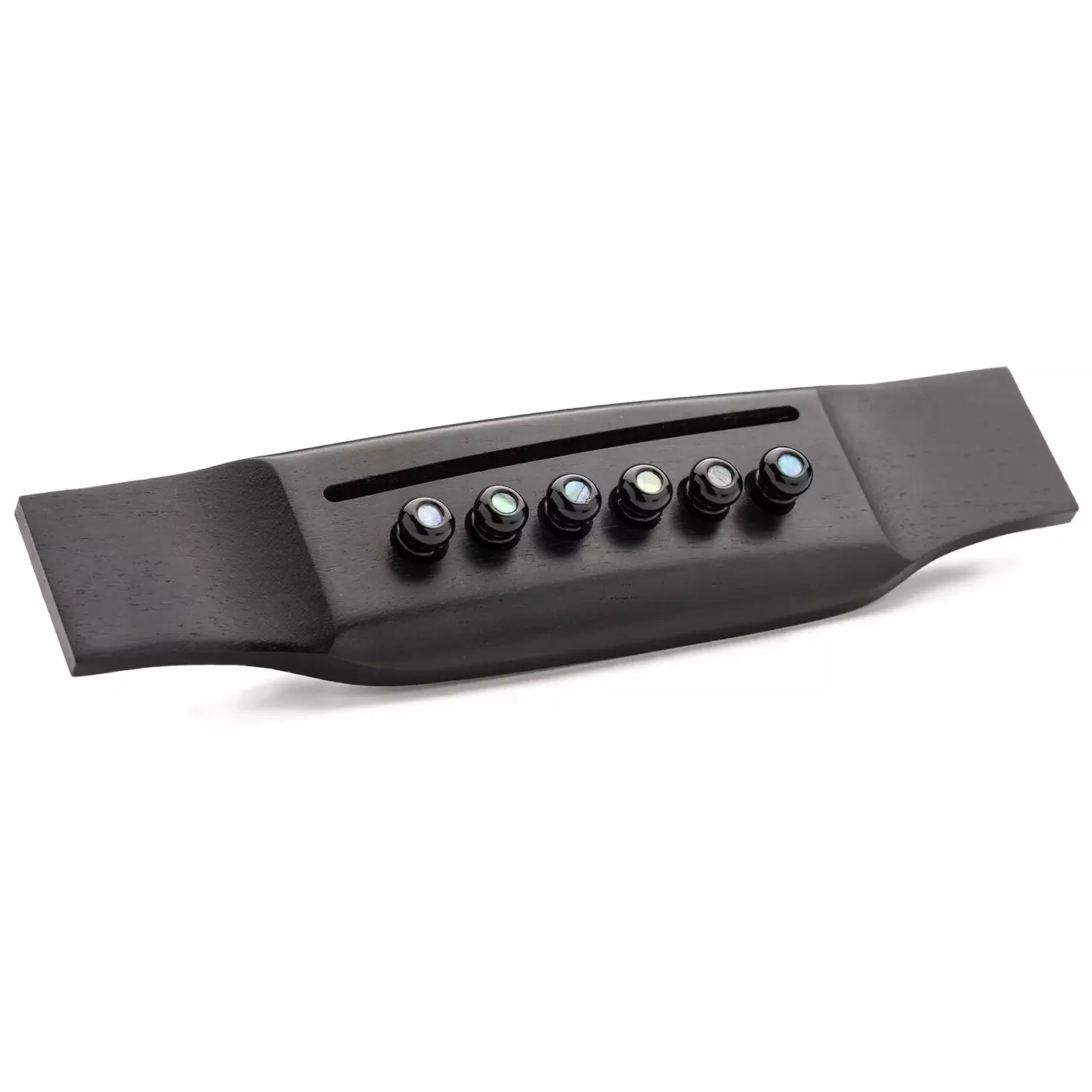 Martin Liquidmetal Bridge Pin Set Gloss Black/Pearl Dot 2