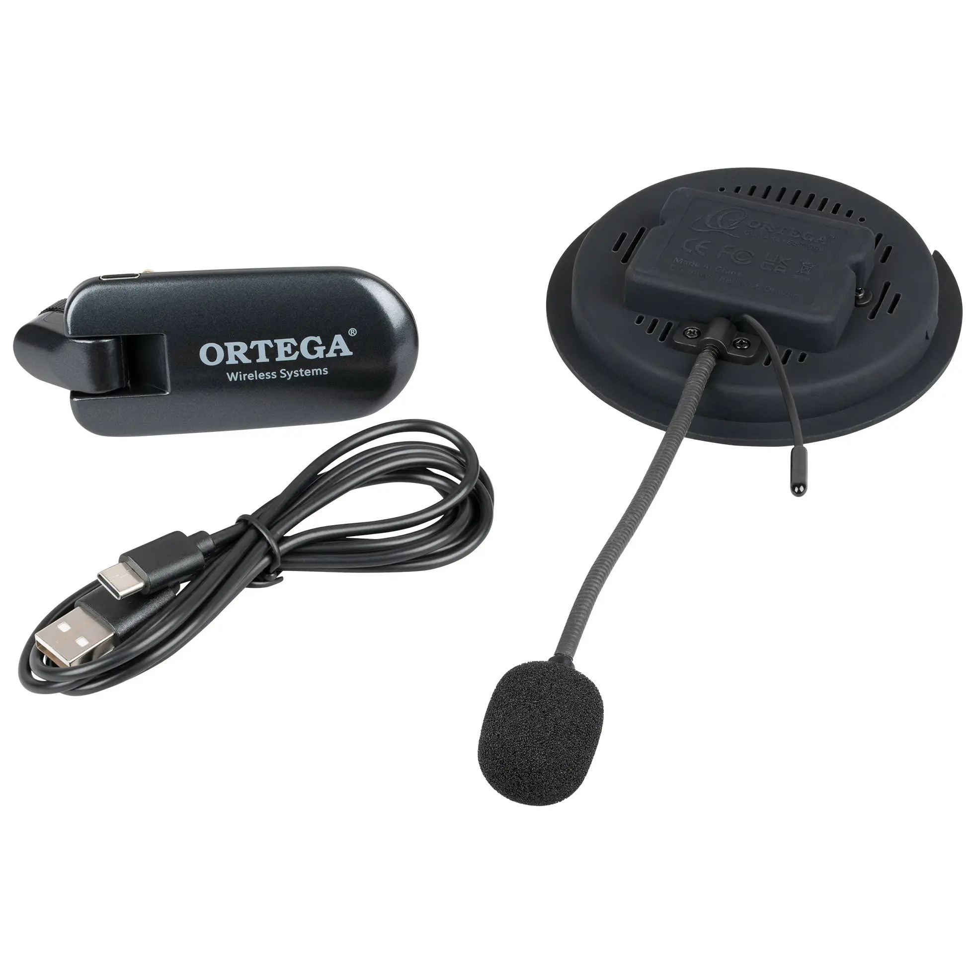 Ortega OSWS86 Wireless Soundhole Pickup System Classical Guitar 86 mm Ø 1