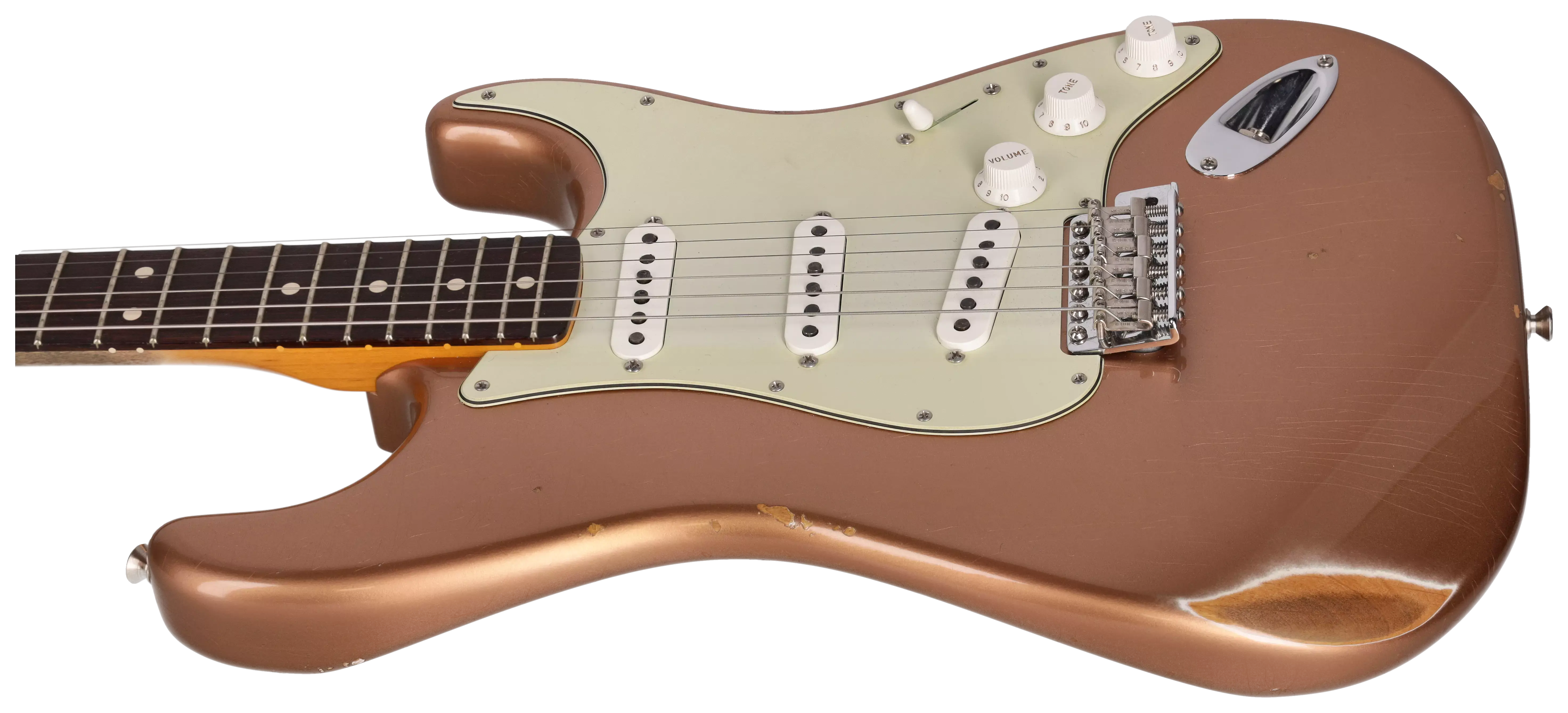 Fender Custom Shop 1963 Stratocaster Relic Aged Copper Metallic #3 6