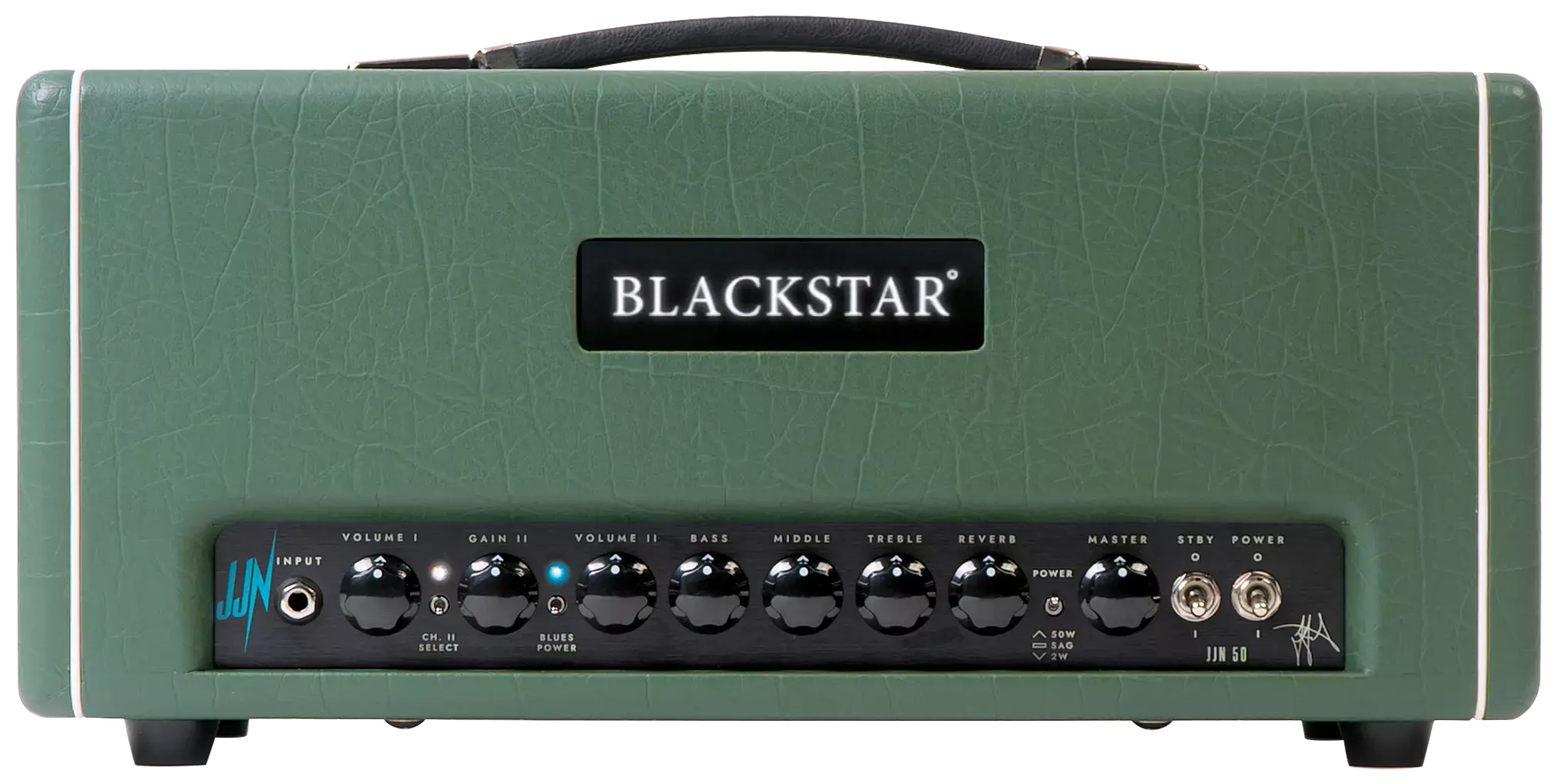 Blackstar JJN 50 Head Racing Green Jared James Nichols Signature 4