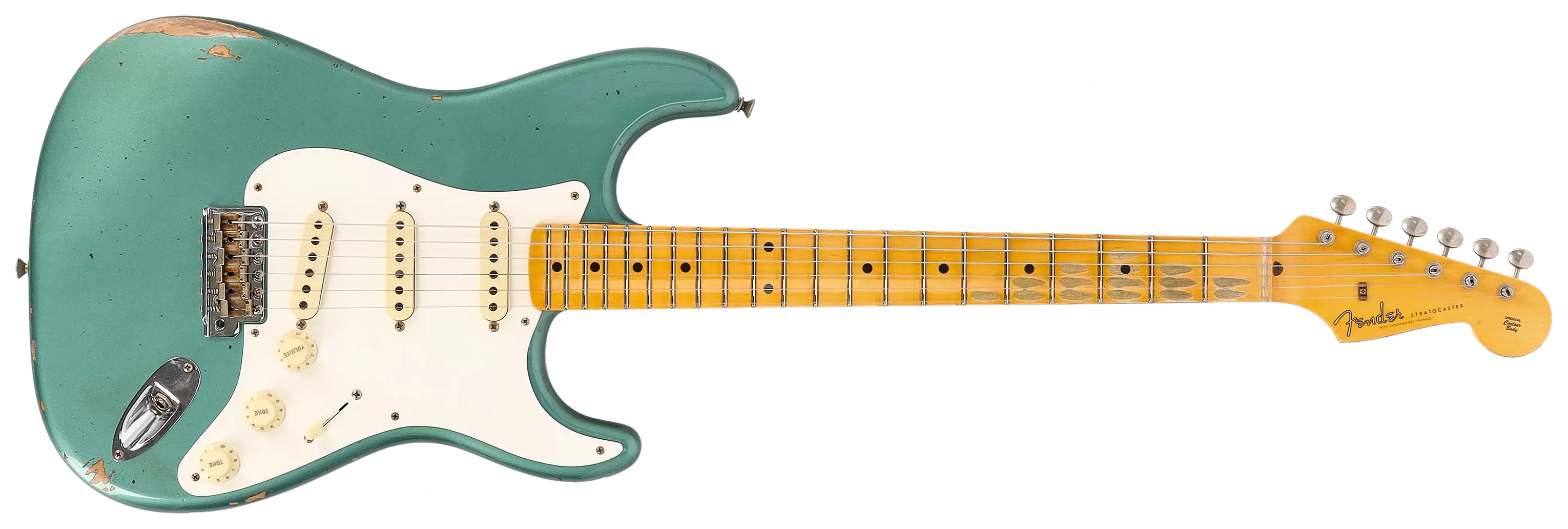 Fender LTD Custom Shop 57 Stratocaster Relic Faded Aged Sherwood Green Metallic 1