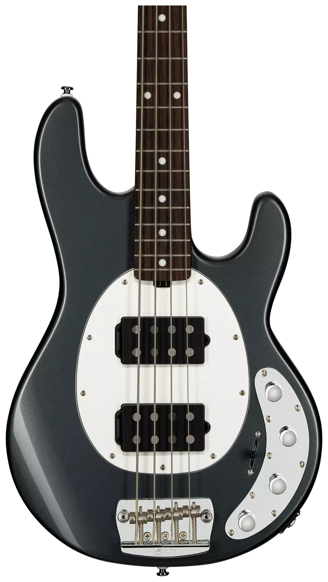 Sterling by Music Man StingRay RAY34HH Charcoal Frost 2