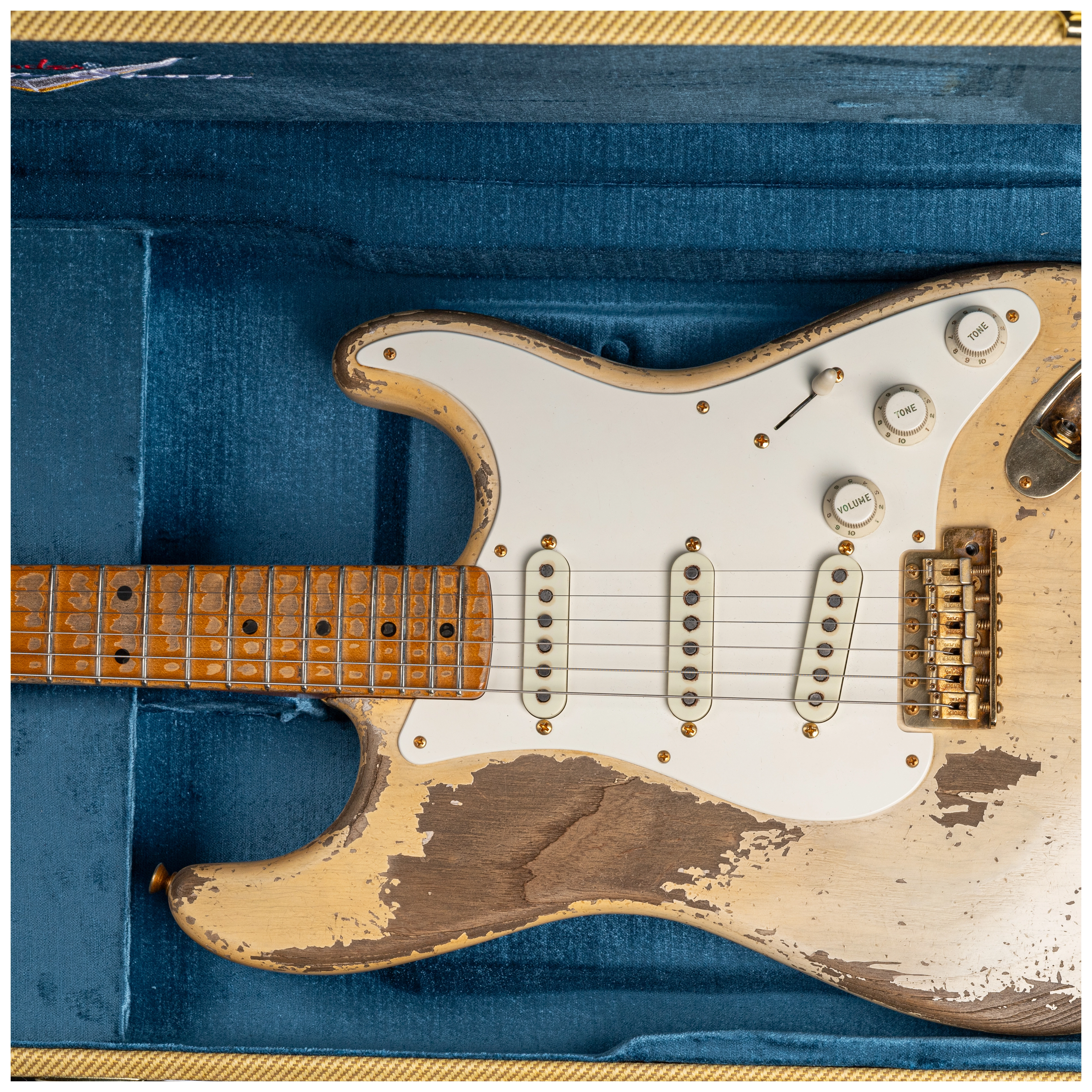 Fender Custom Shop 1955 Stratocaster HVREL WBL GH MBDW Heavy Relic Masterbuilt Dale Wilson 29