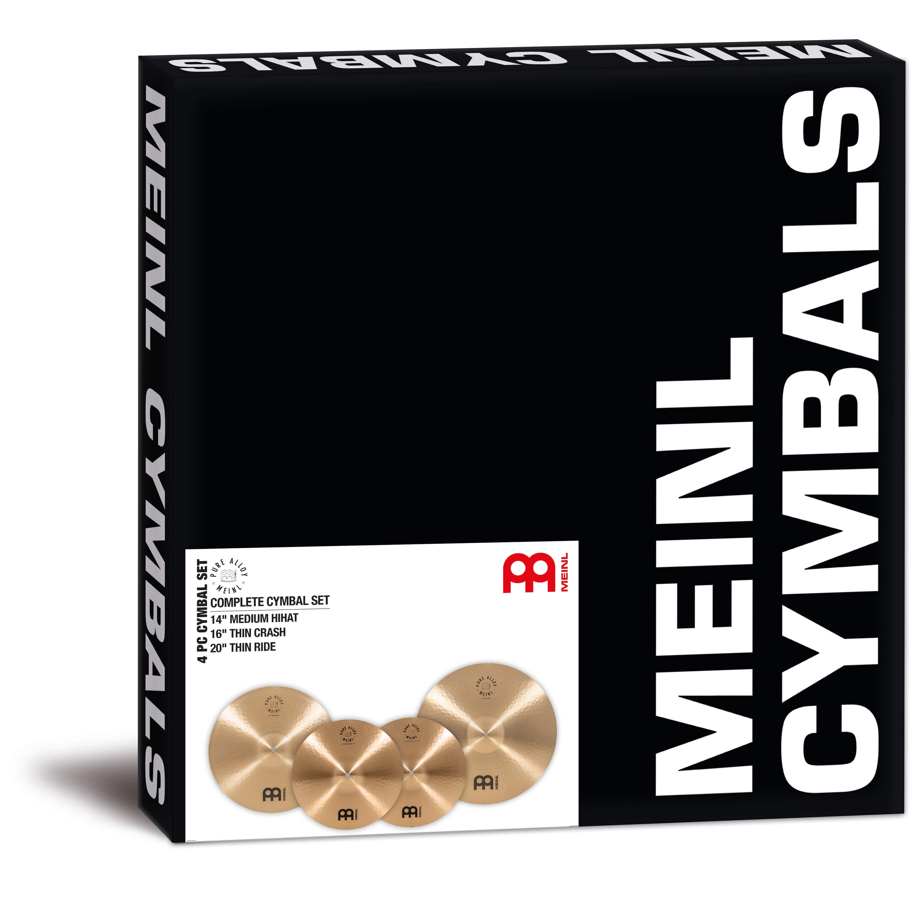 Meinl Cymbals PA-CS2 - Pure Alloy Complete Cymbal Set 2