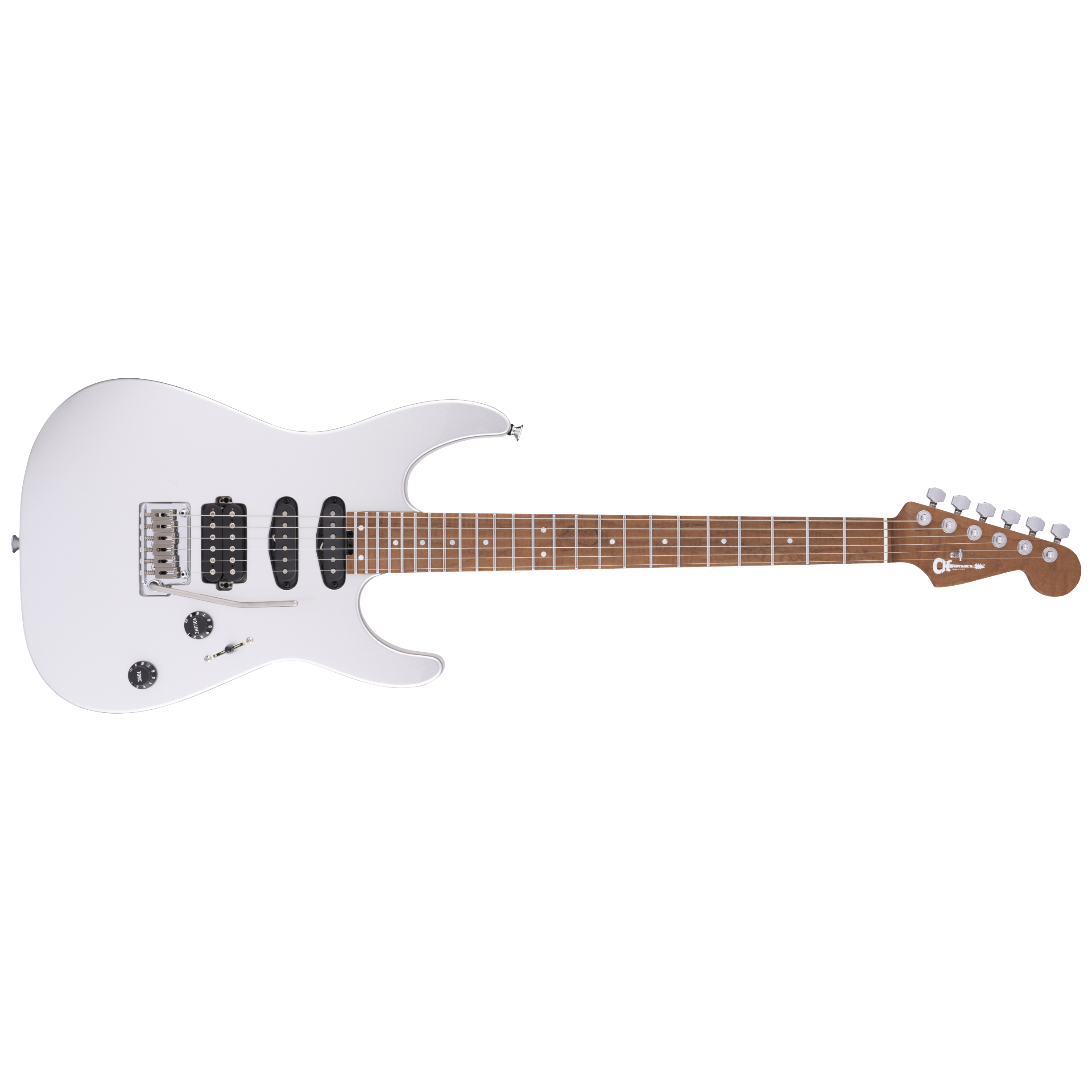 Charvel USA Select DK24 HSS 2PT CM Satin White 1