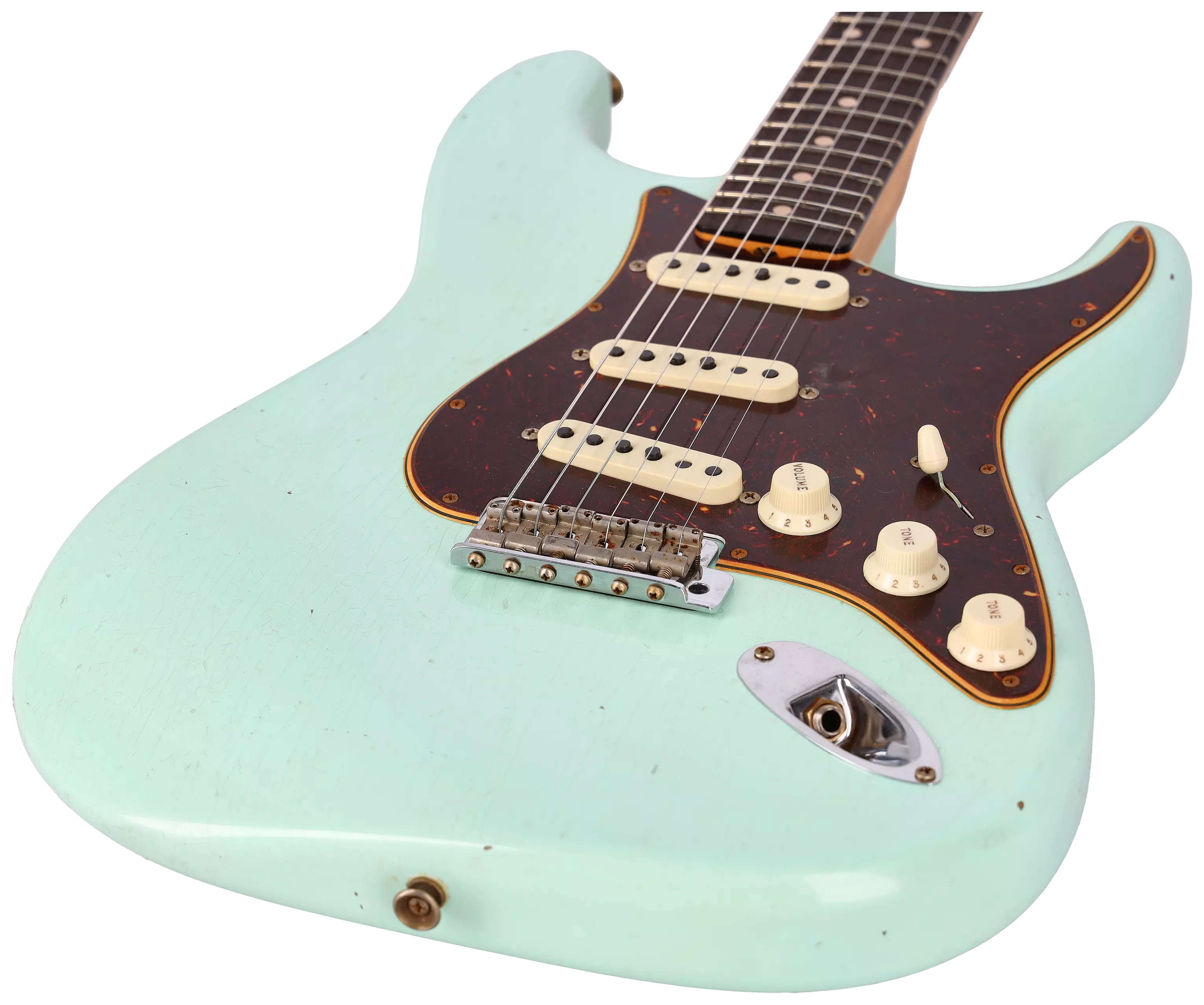 Fender Custom Shop 1962 Stratocaster Journeyman Relic Faded Aged Surf Green #R121524 2