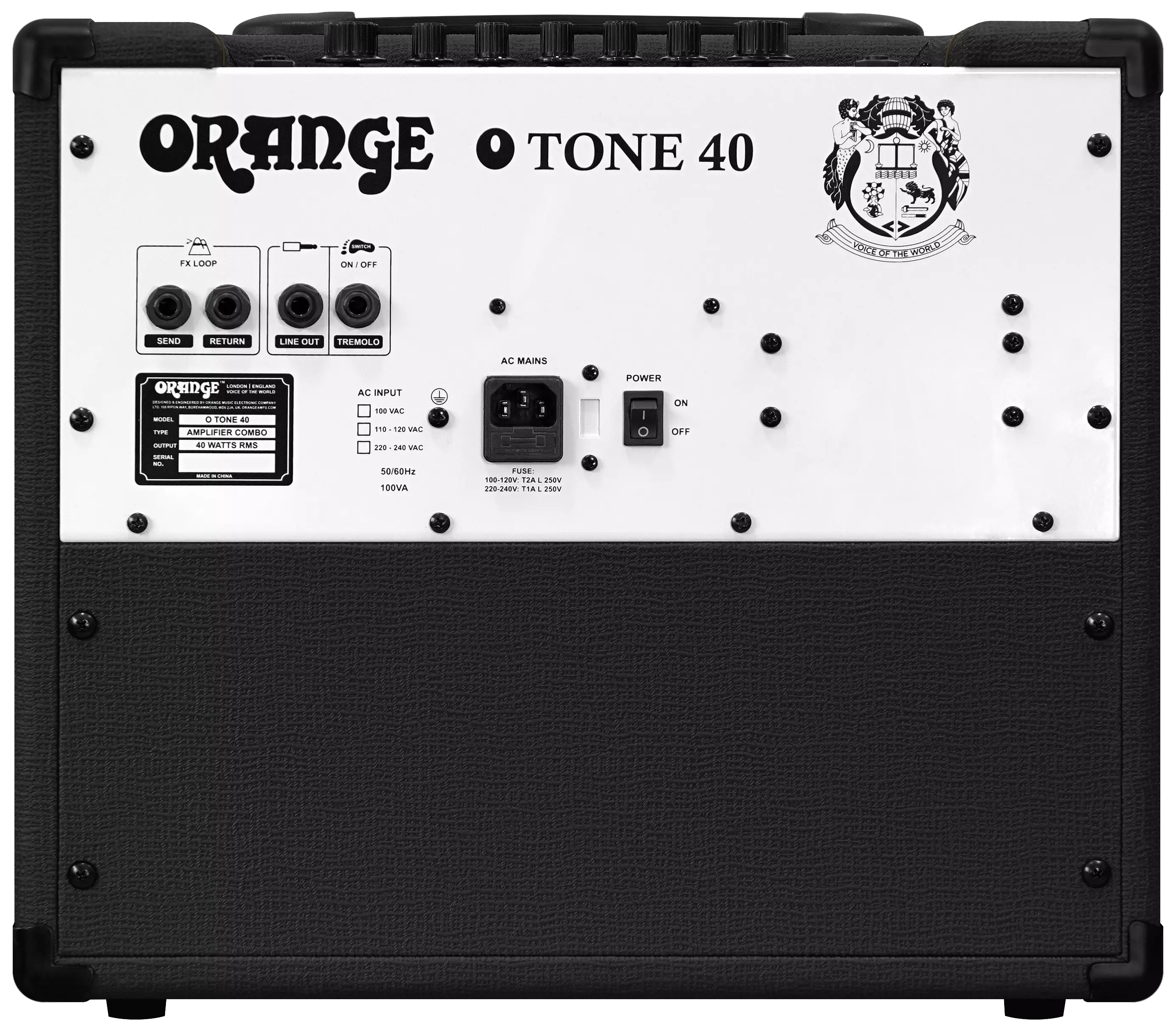 Orange O-Tone 40 Combo Black 4