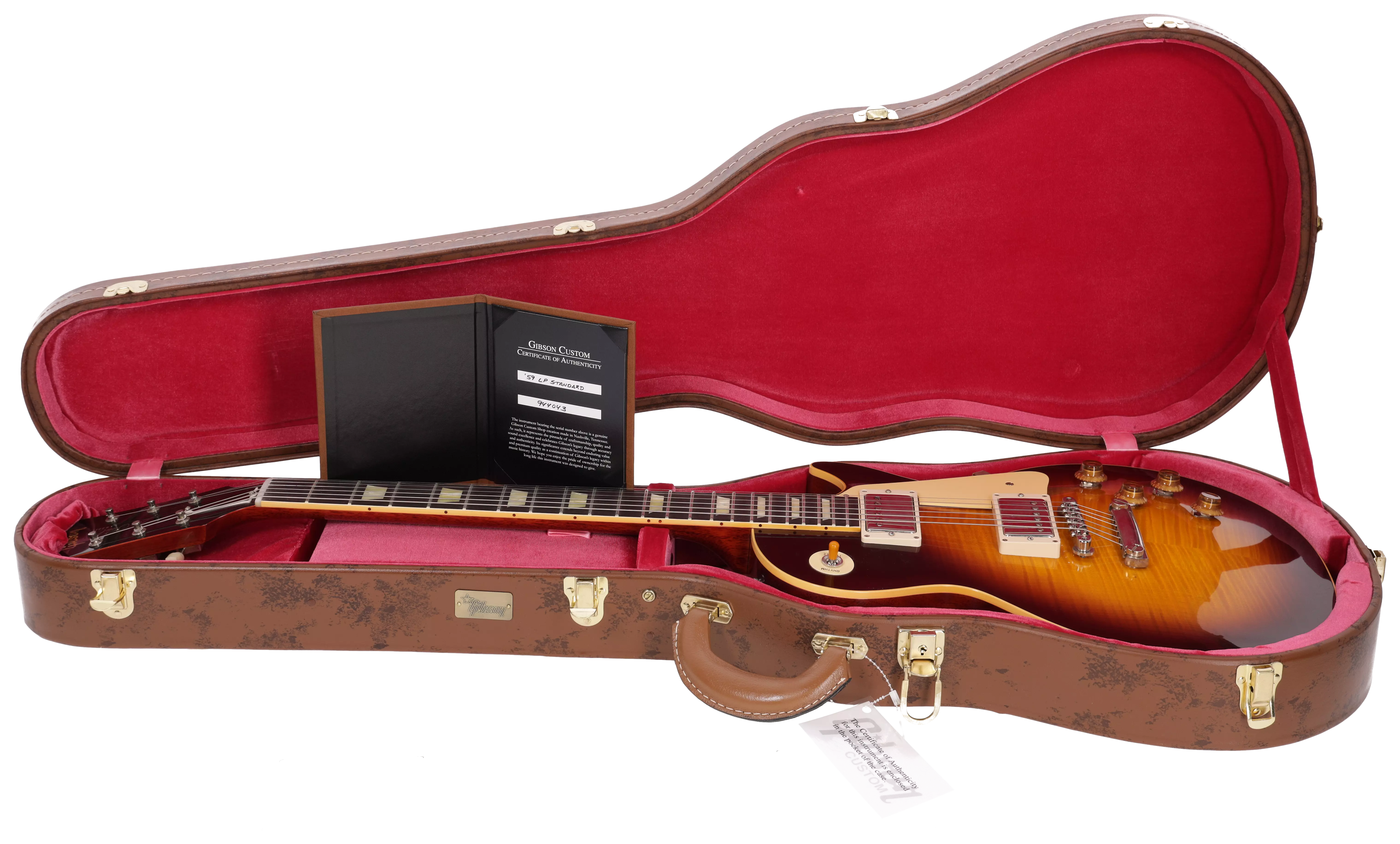 Gibson 1959 Les Paul Standard Bourbon Burst VOS session Select #tba 19