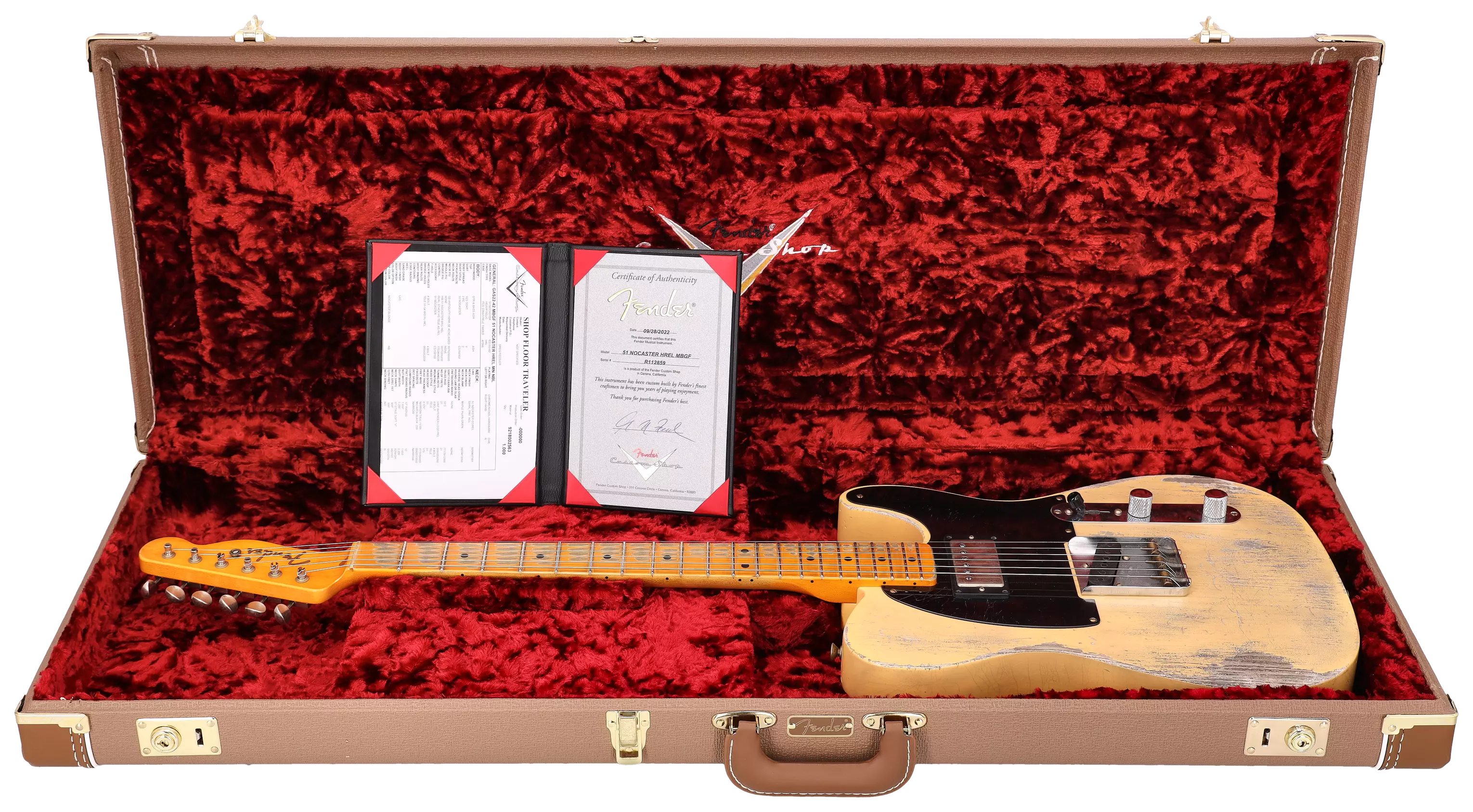 Fender Custom Shop 1951 Nocaster Heavy Heavy Relic MN NBL Masterbuild Greg Fessler 10