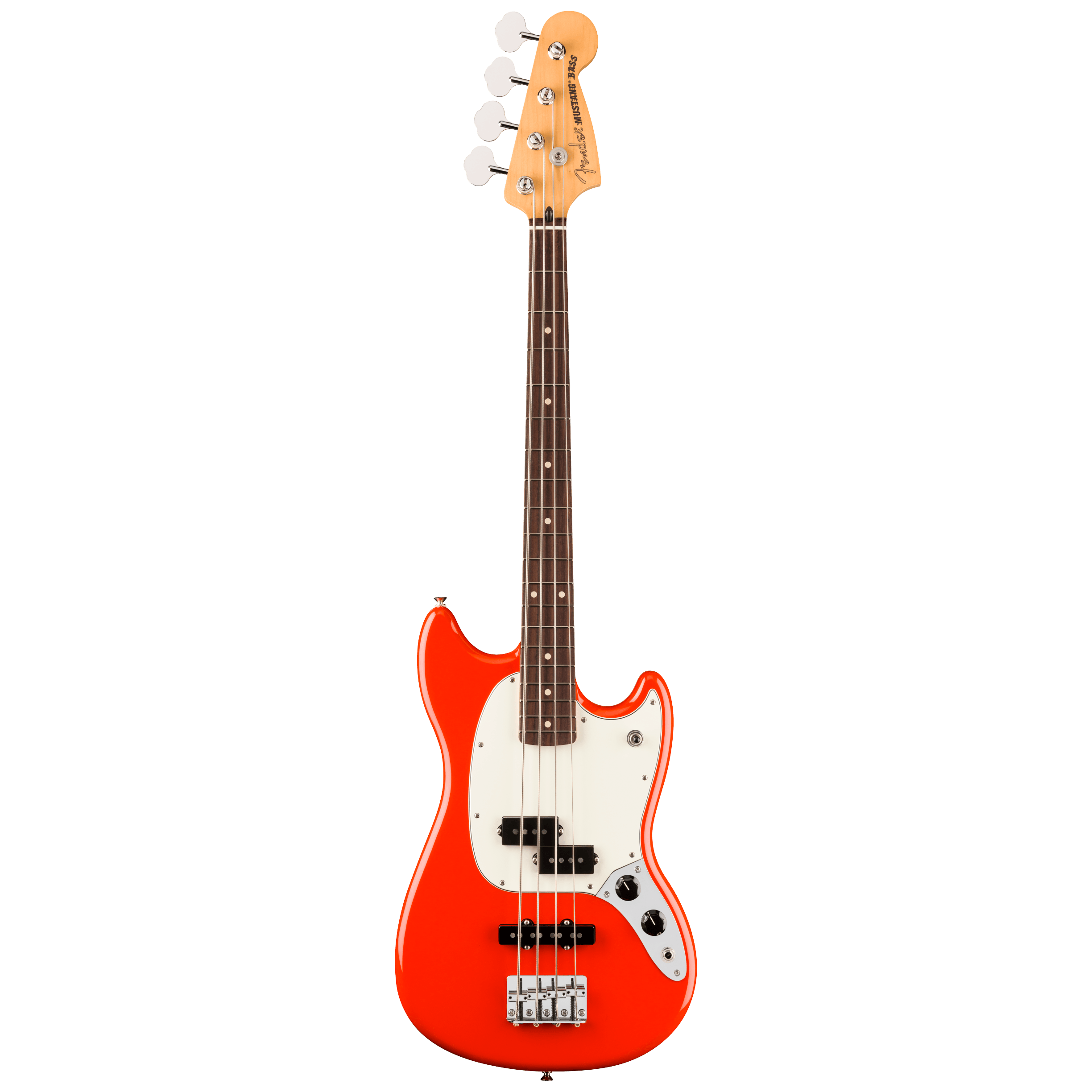 Fender Player II Mustang Bass PJ RW Coral Red 4