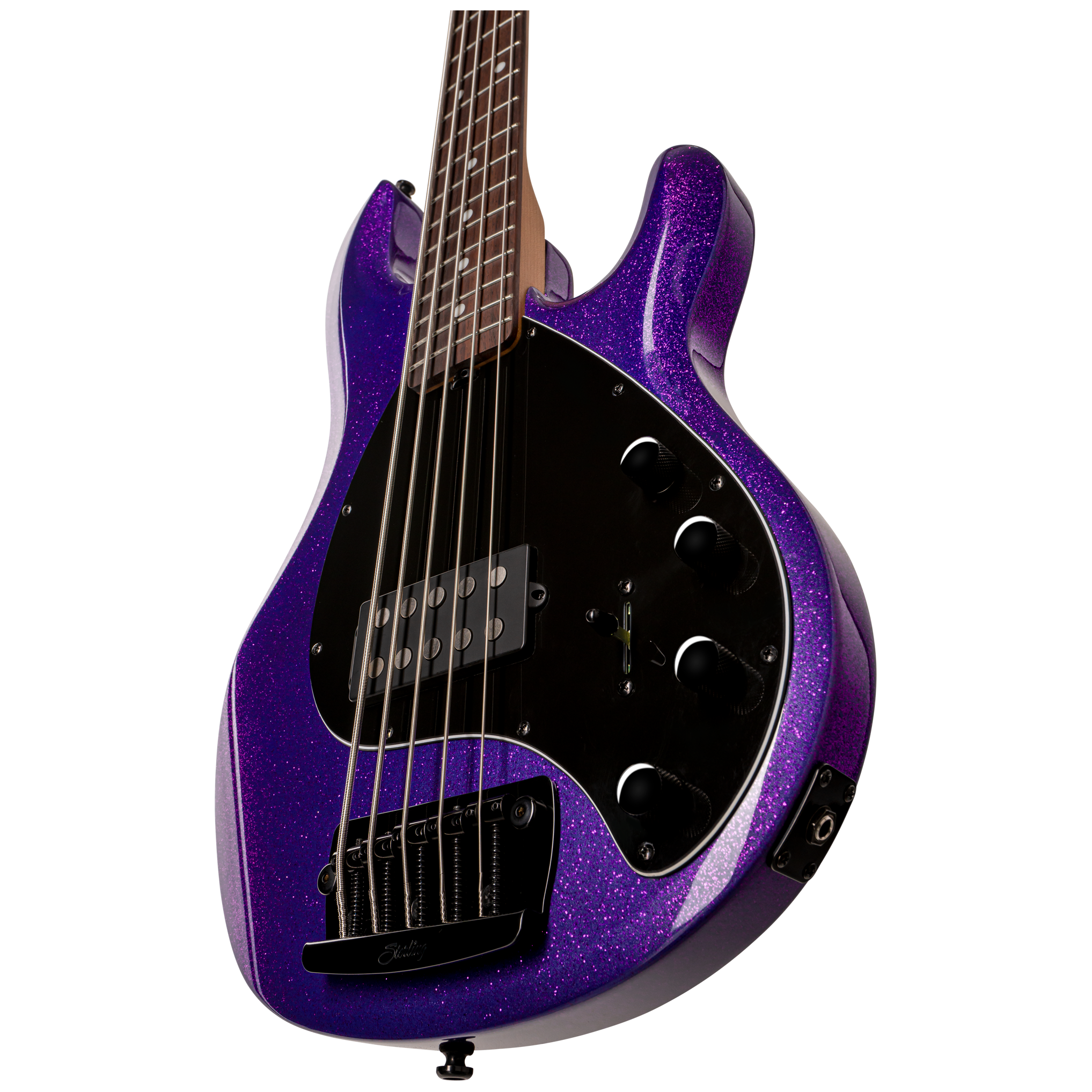 Sterling by Music Man StingRay RAY35 Purple Sparkle 5