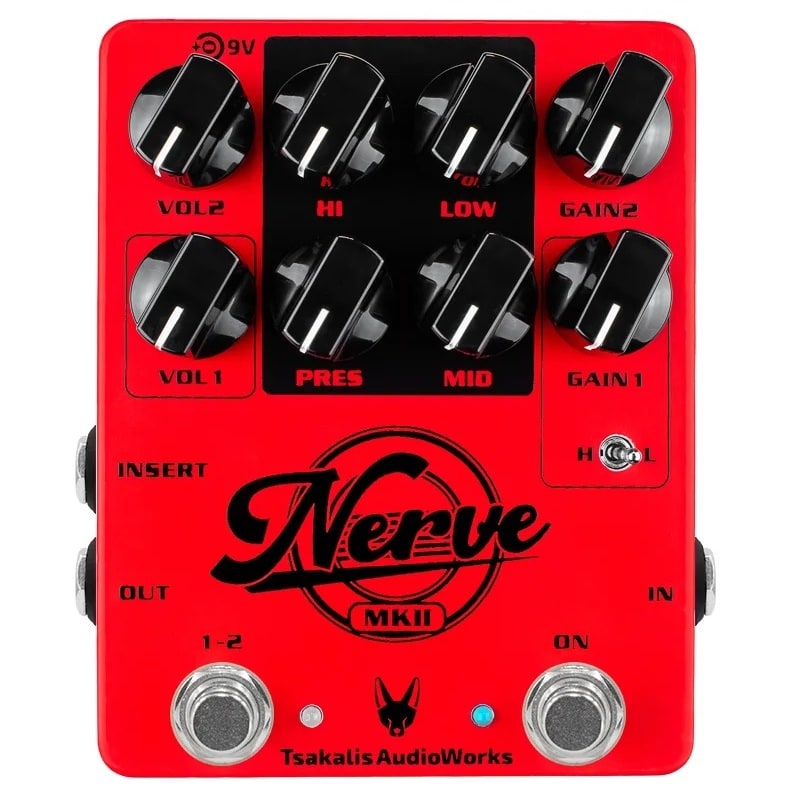 Tsakalis AudioWorks Nerve MKII Touch Sensitive High Gain Distortion 1