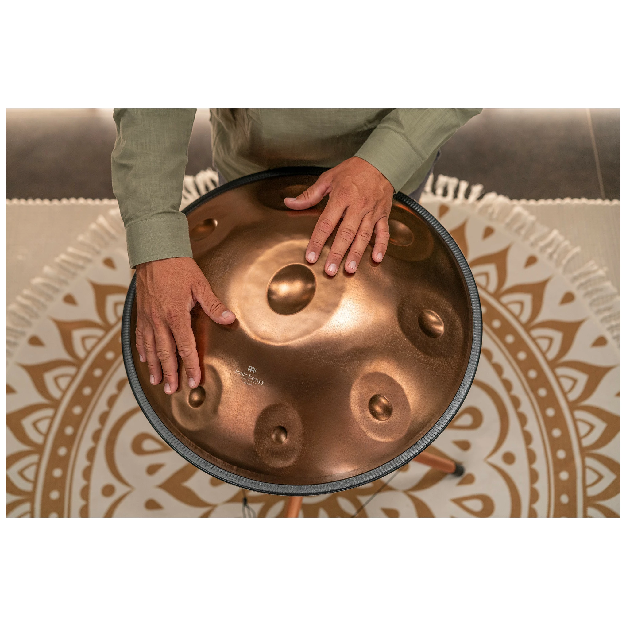 Meinl Sonic Energy HPSTL110CU - Sensory Handpan, stainless steel, F Pygmy, ,440 Hz, Vintage-Copper 2