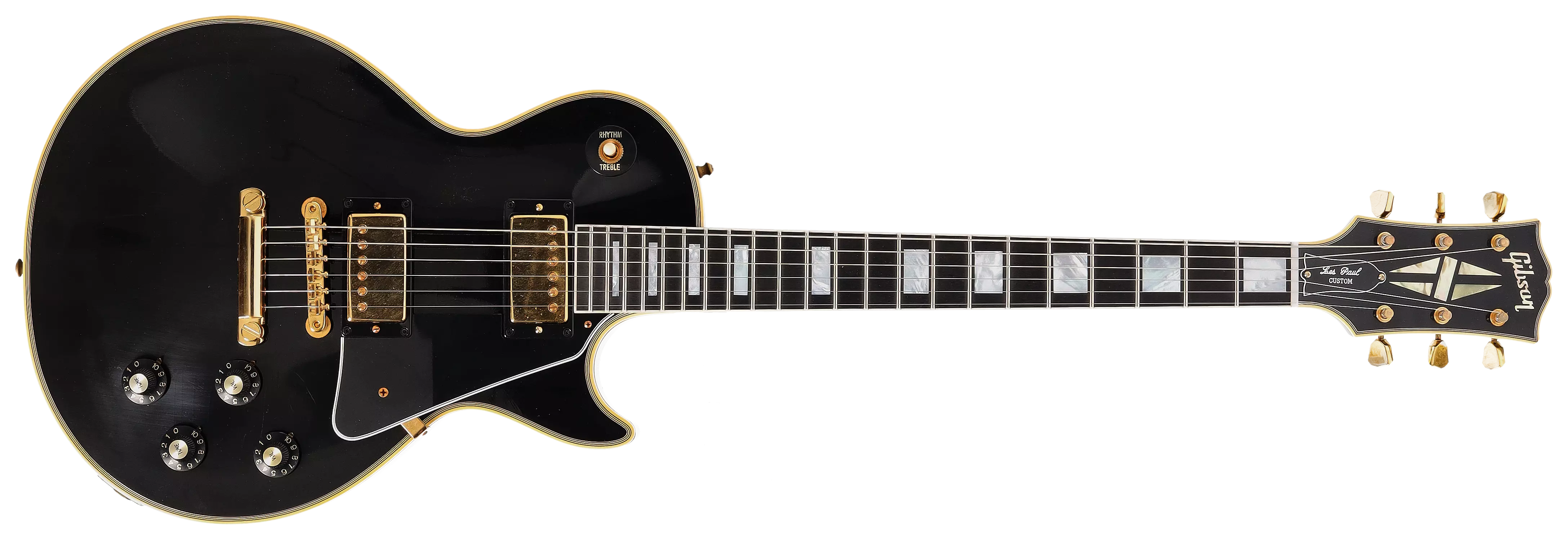 Gibson 1968 Les Paul Custom Reissue Ultra Light Aged Ebony Murphy Lab #2 1