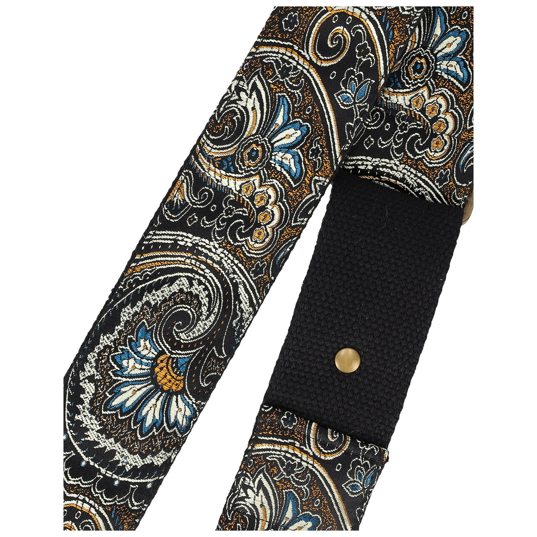 Steyner Straps Paisley Gitarrengurt schwarz – Indian Nights 4