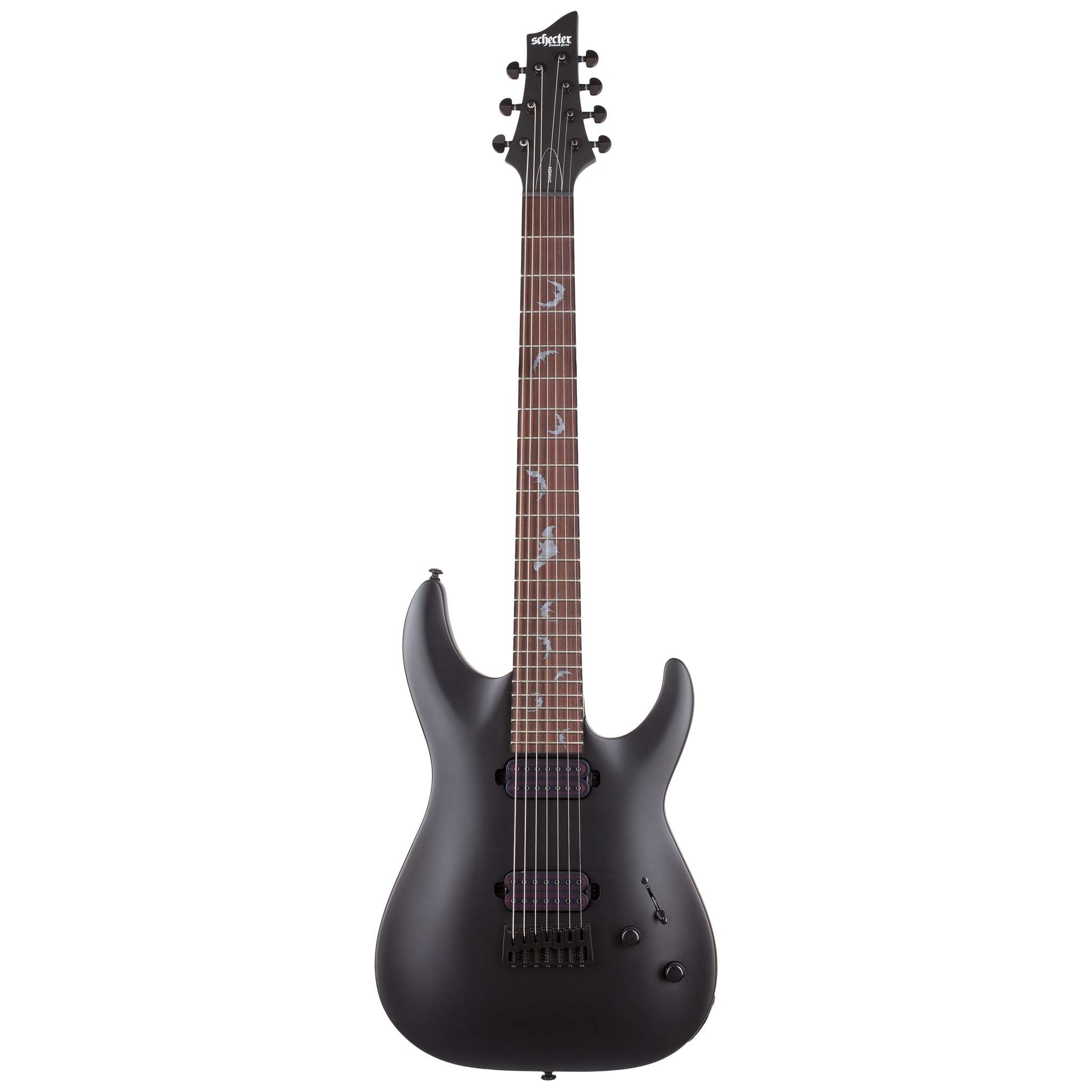 Schecter - Schecter Damien 7 Satin Black