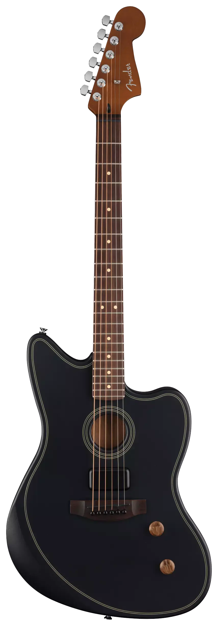 Fender Acoustasonic Standard Jazzmaster Black 3