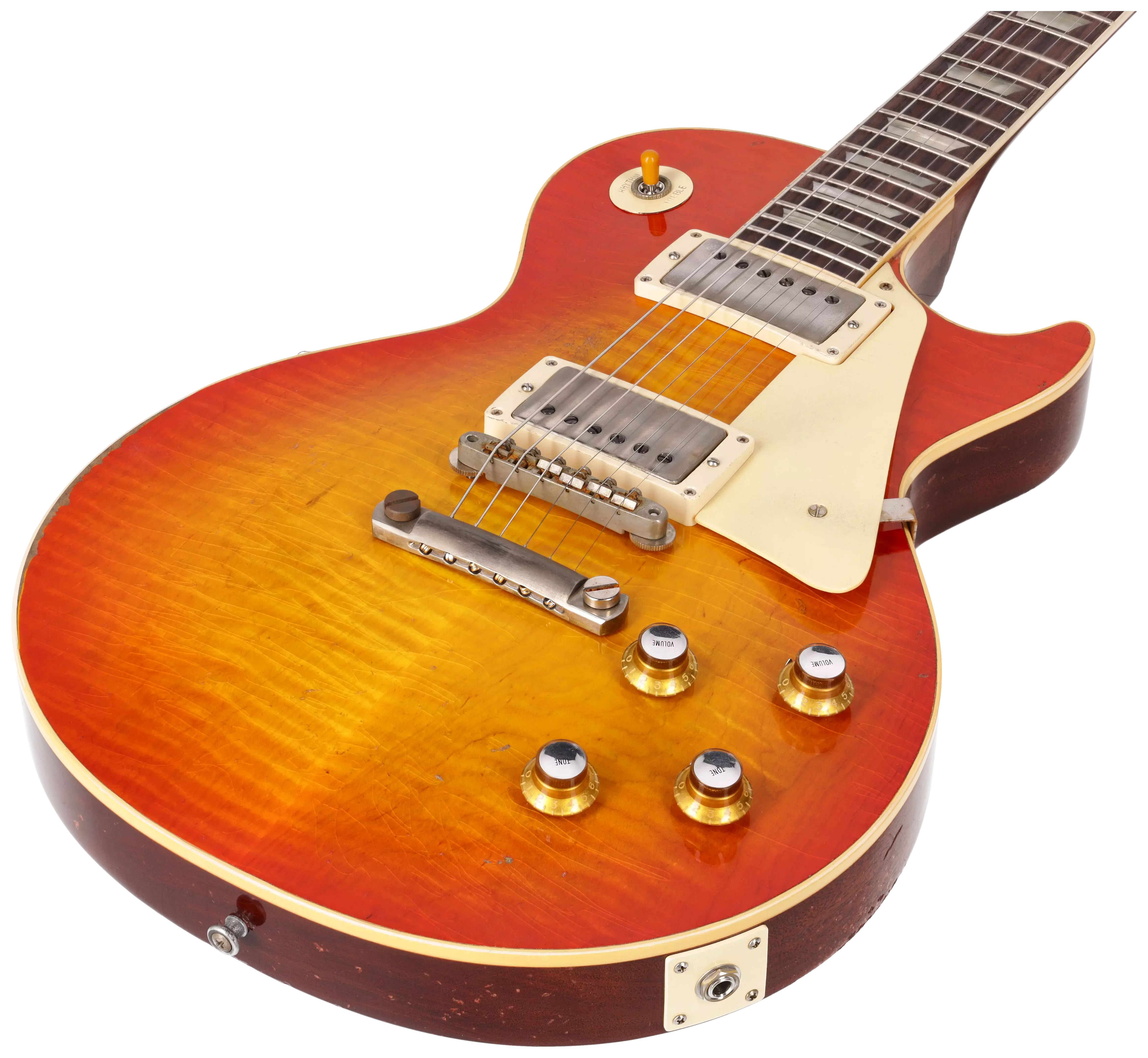 Gibson 1960 Les Paul Standard Reissue Heavy Aged Tangerine Burst Murphy Lab #1 5