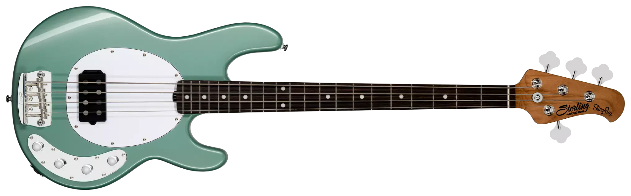 Sterling by Music Man StingRay RAY34CA Dorado Green 7